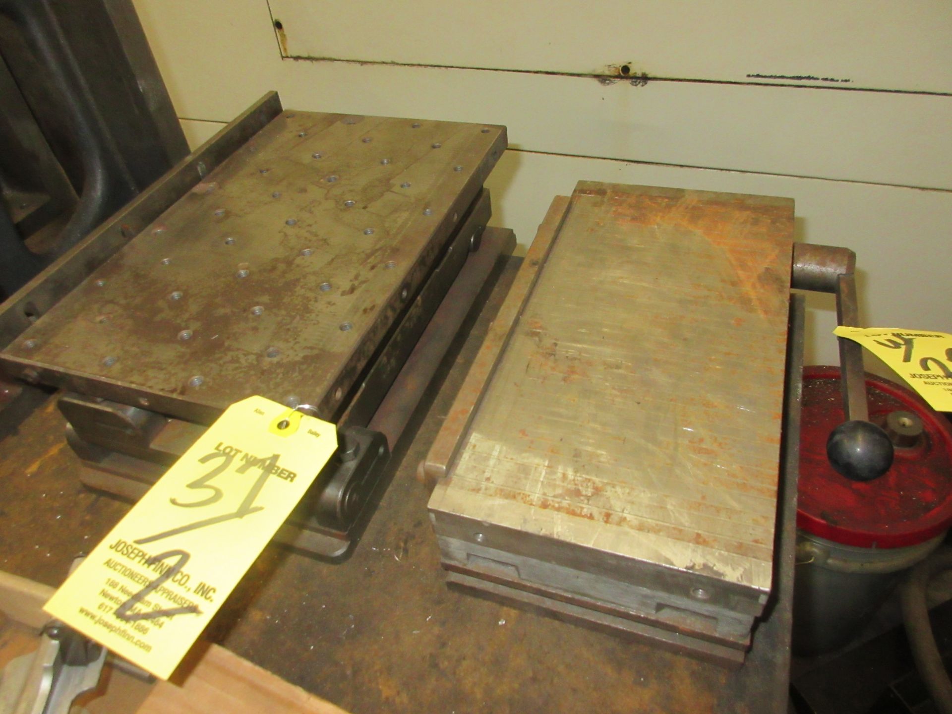 LOT 2 Pcs. 12" Mag Chuck, 12" Sine Table