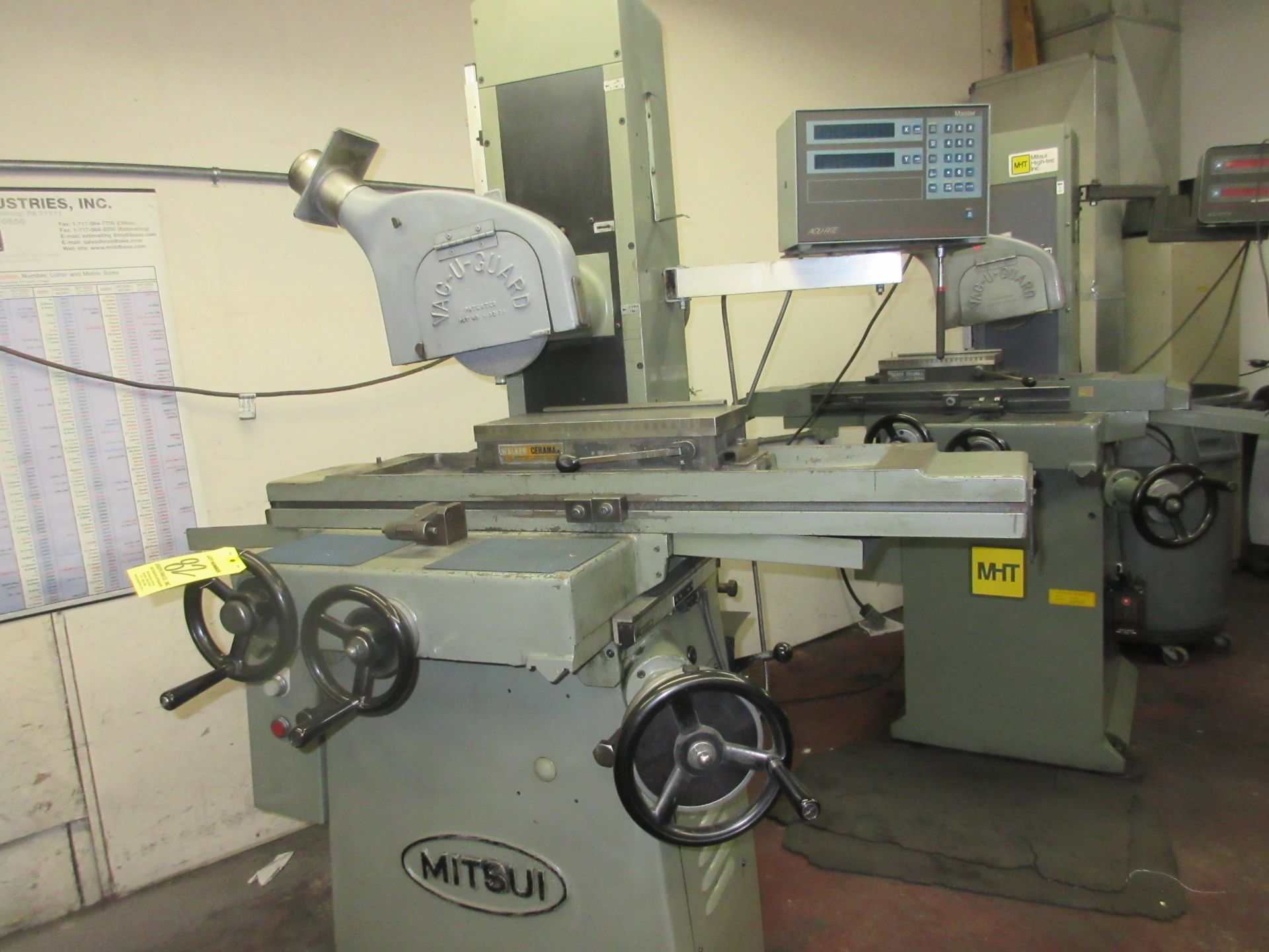 (1) MHT Mitsui 200MH Surface Grinder s/n 84105384, 14" Mag Chuck - Image 4 of 4