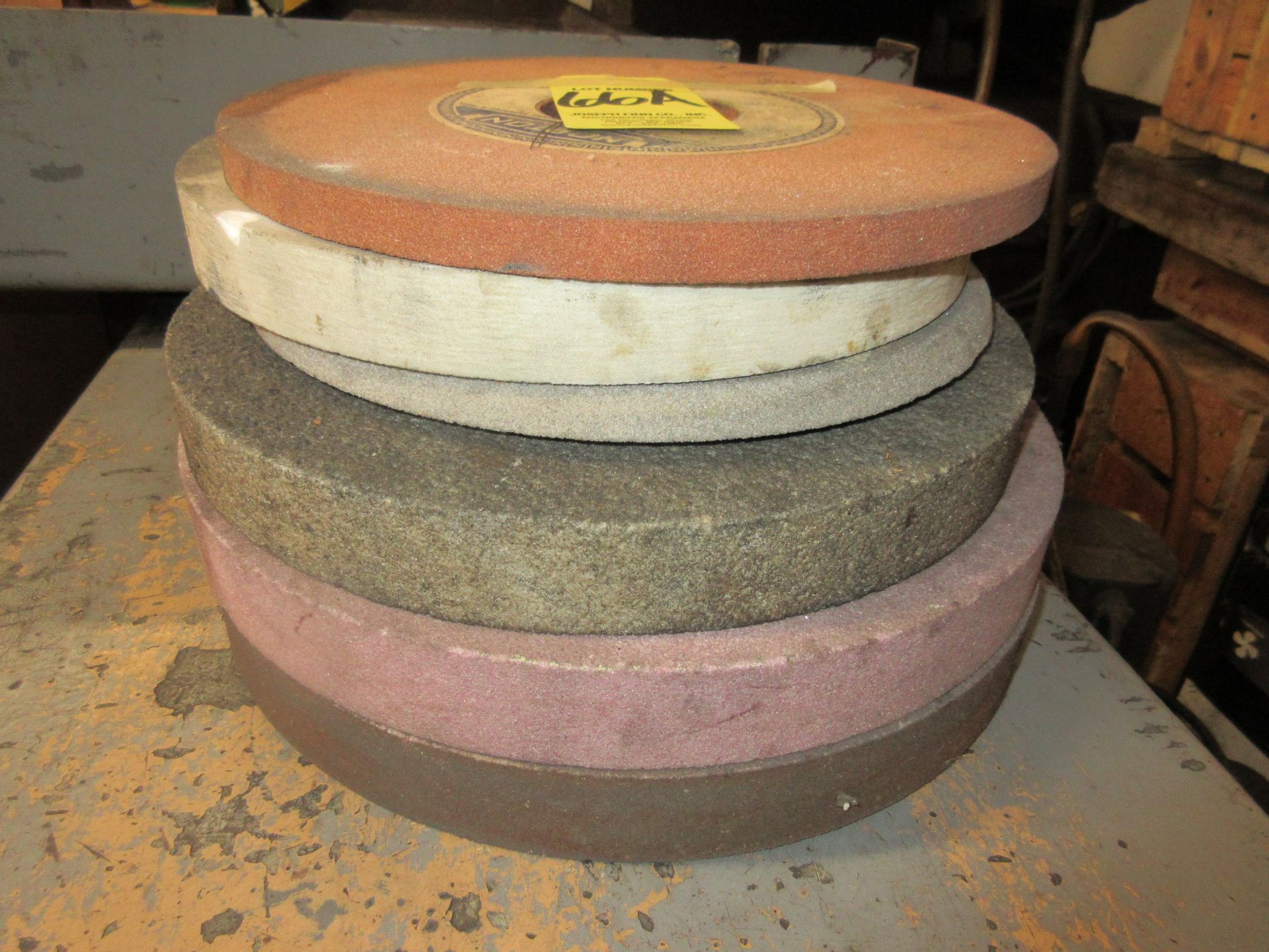 LOT (6) Asst. Large Norton Grinding Wheels