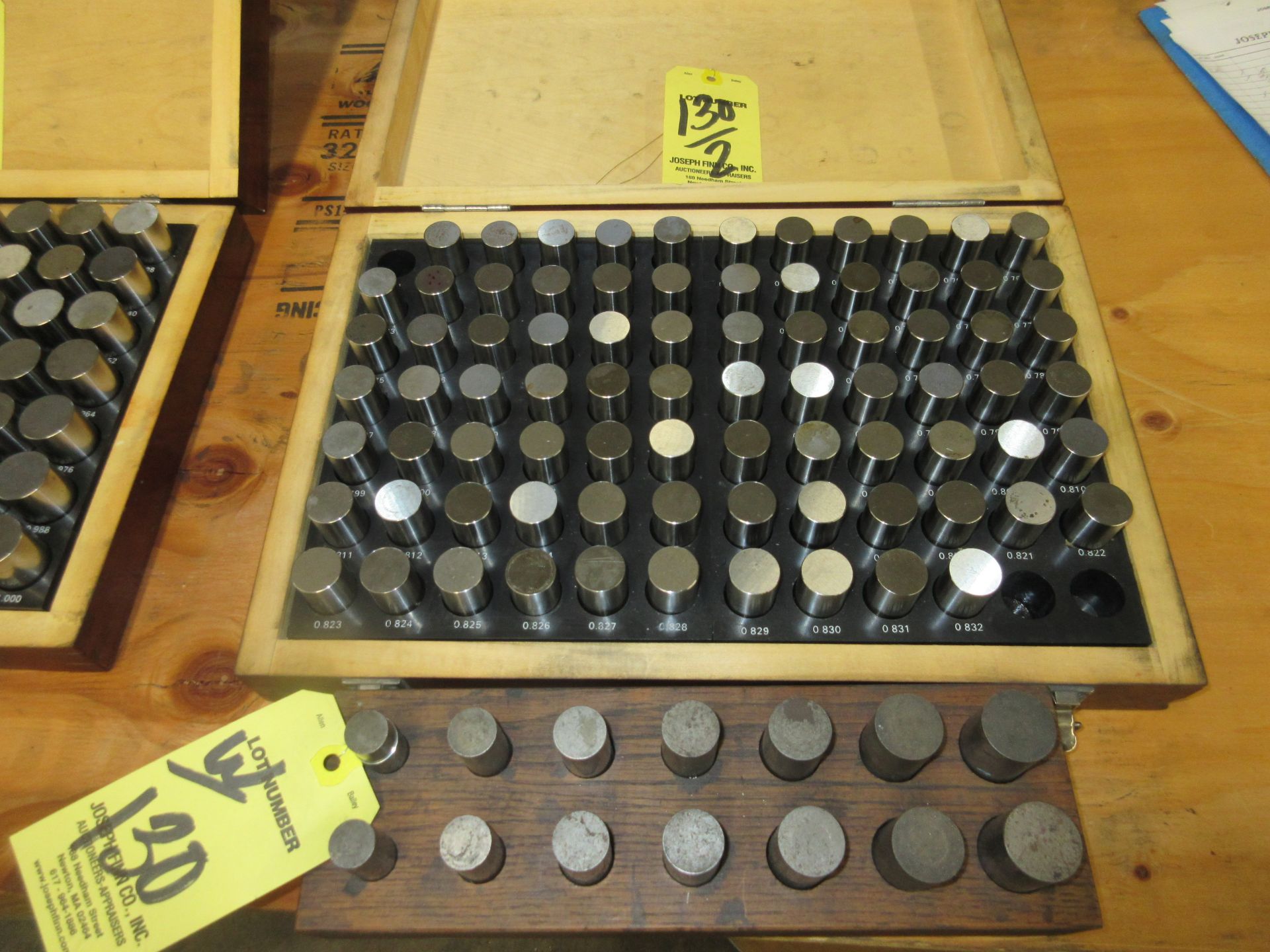 (1) Set of M5 Cylinder Block Gages, 0.751-0.832, Cylinder Gages w/ Holder
