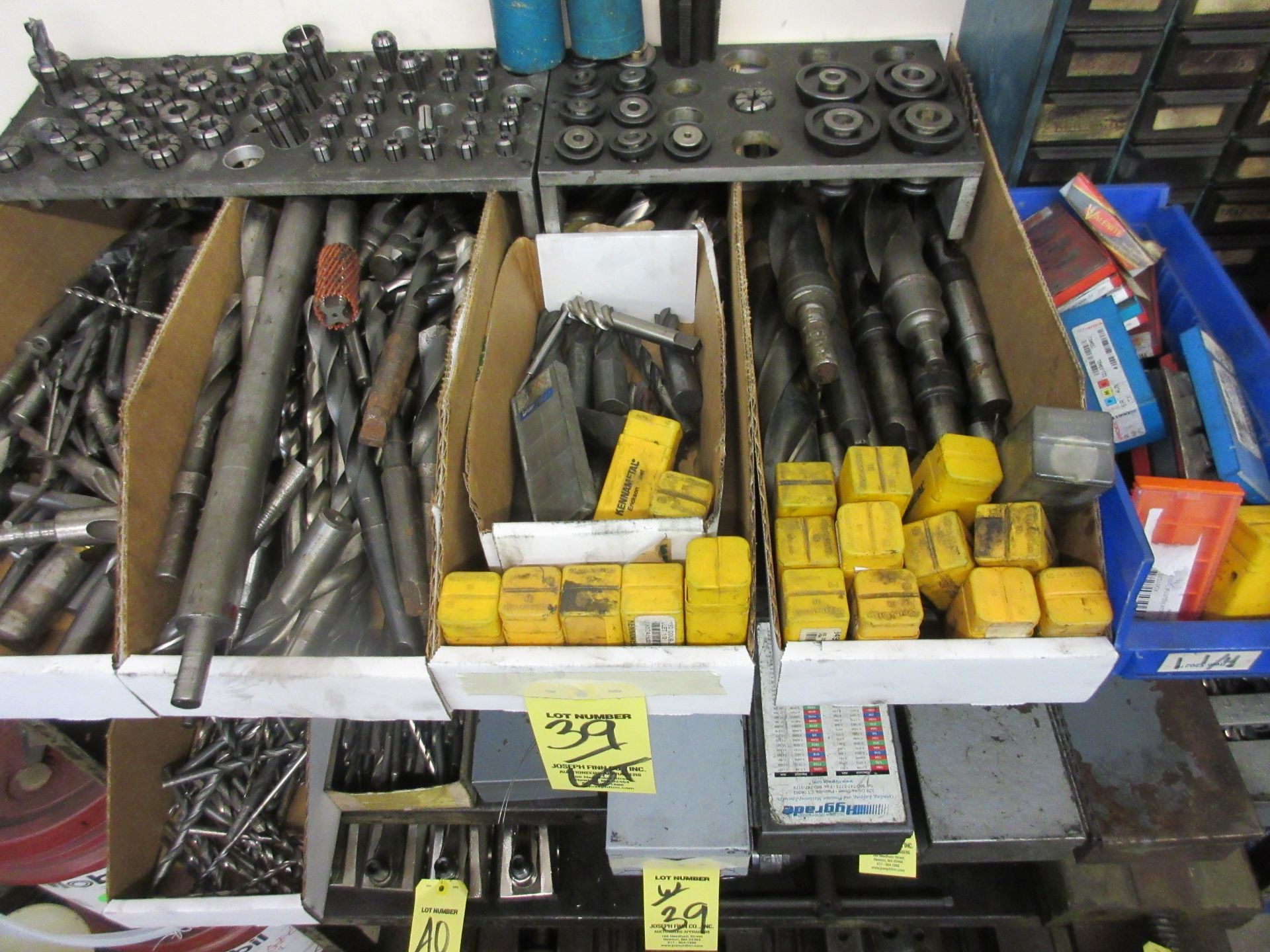 LOT Asst. Drills, Reamers, Drill Indexes, on 2 Shelves - Image 2 of 3