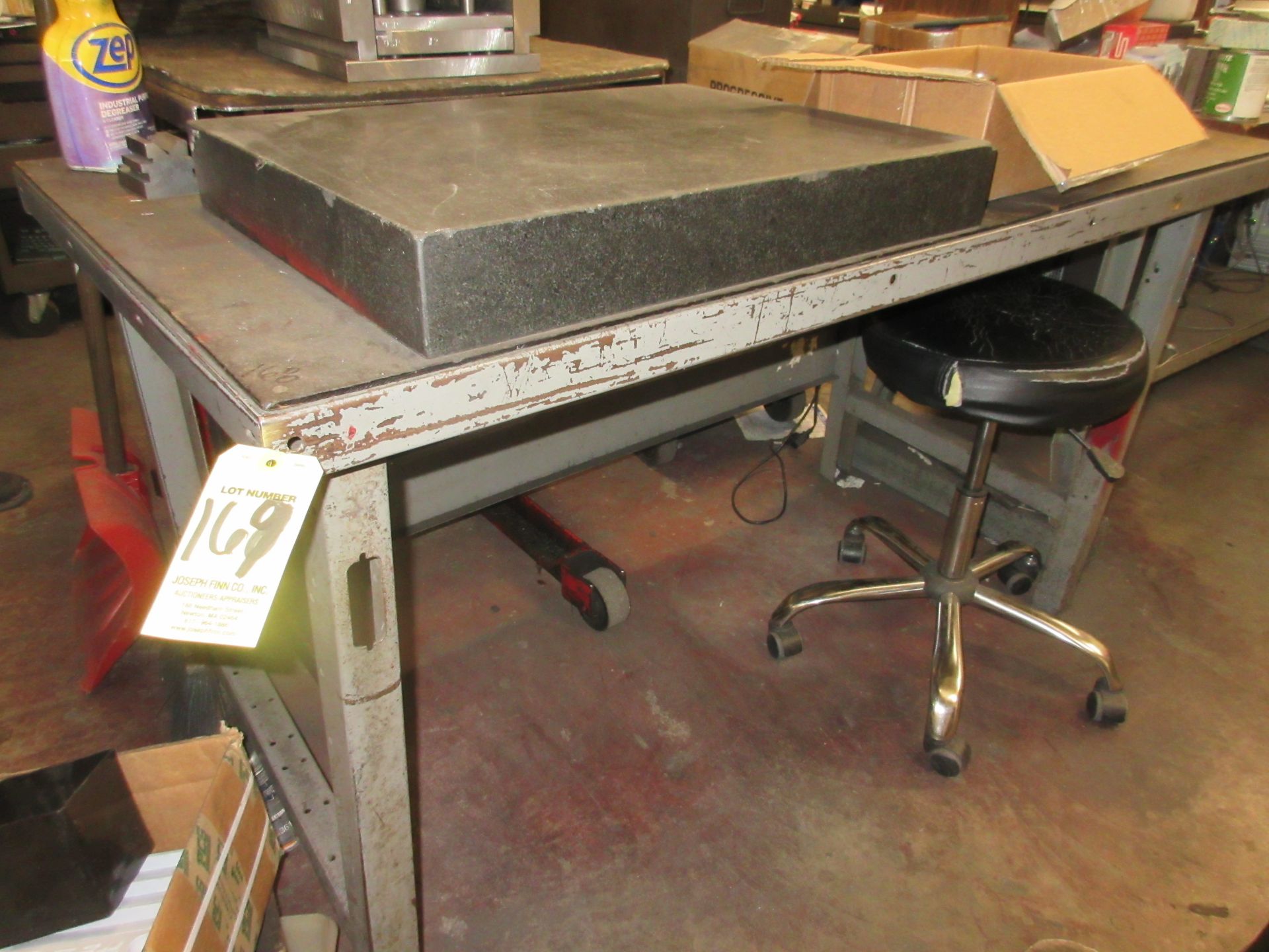 (1) 5' Steel Leg Work Bench
