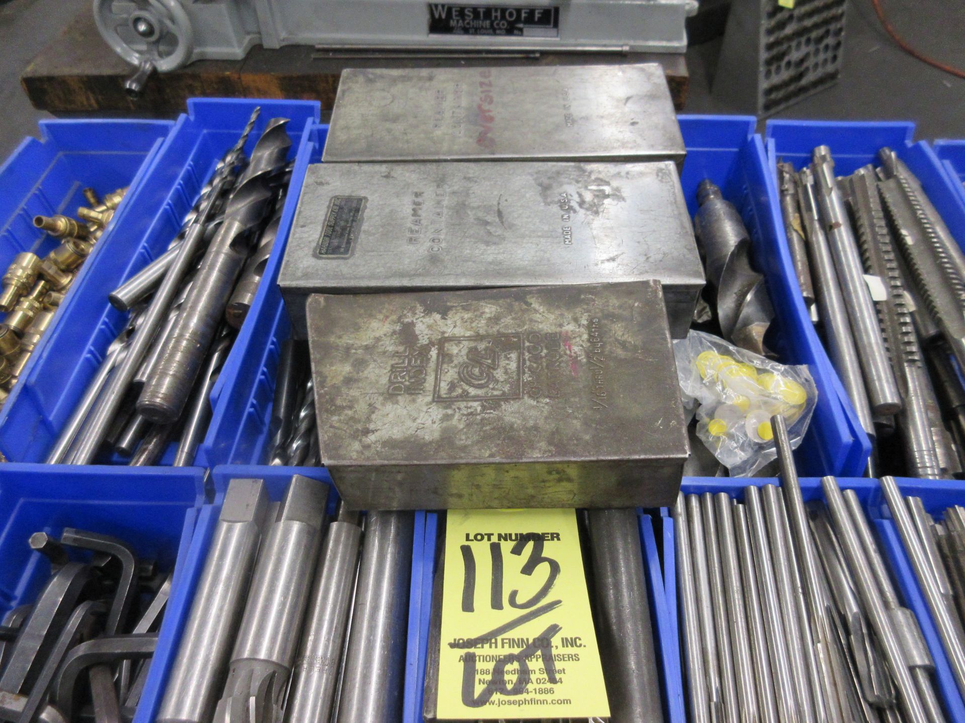 LOT Asst. Reamers, Drills, Allen Wrenches, Connectors in (14), (3) Drill Indexes - Image 4 of 4