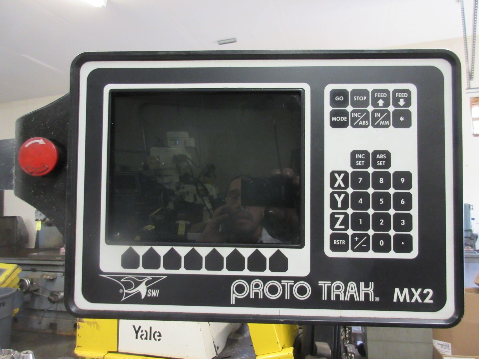 (1) 1992 Acer Ultima Model 3VS CNC Vertical Mill s/n 9266608, 9" x 42" Table Size, Proto Trak MX2 - Image 3 of 6