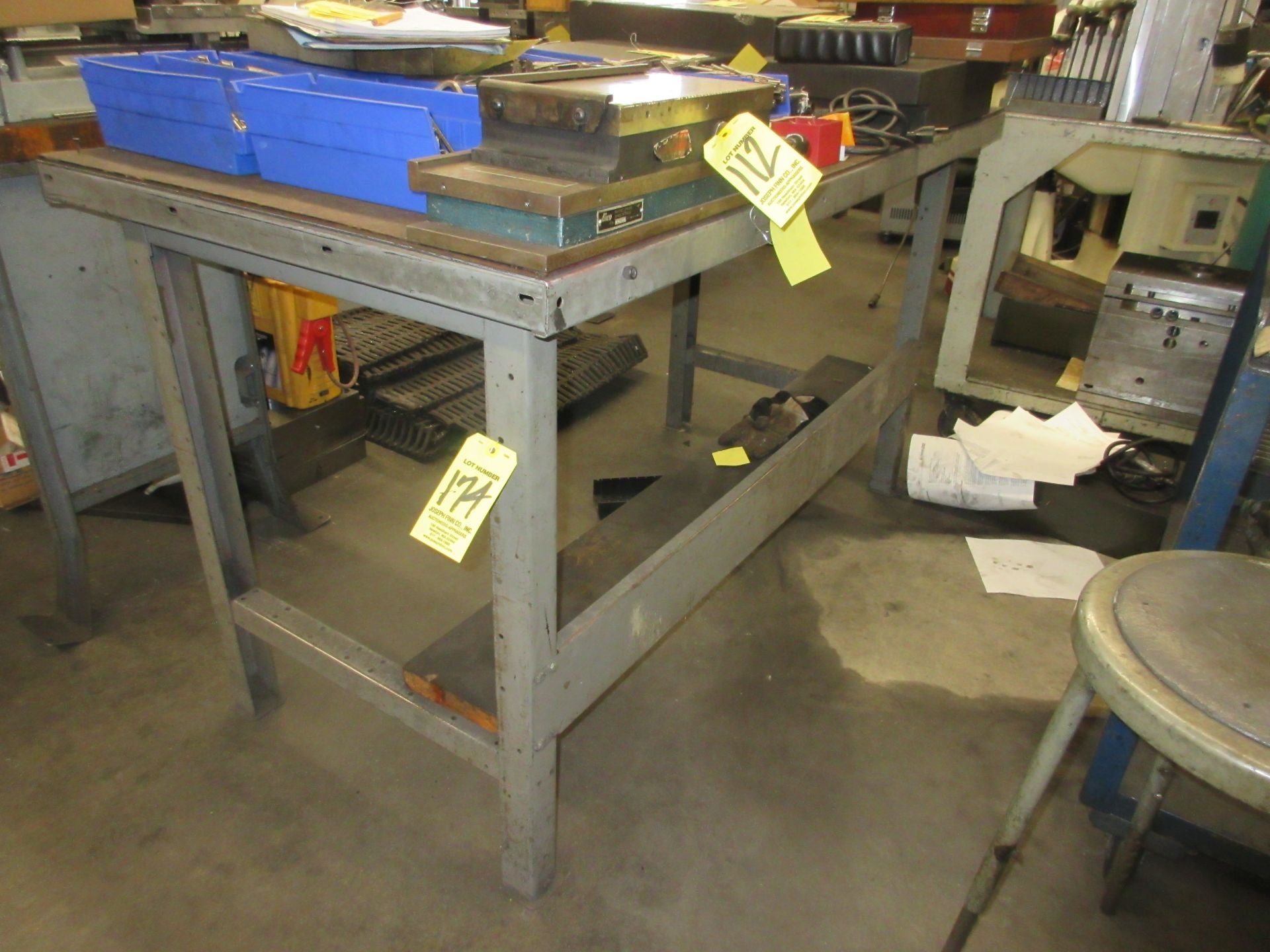 (1) 6' Steel Leg Work Bench