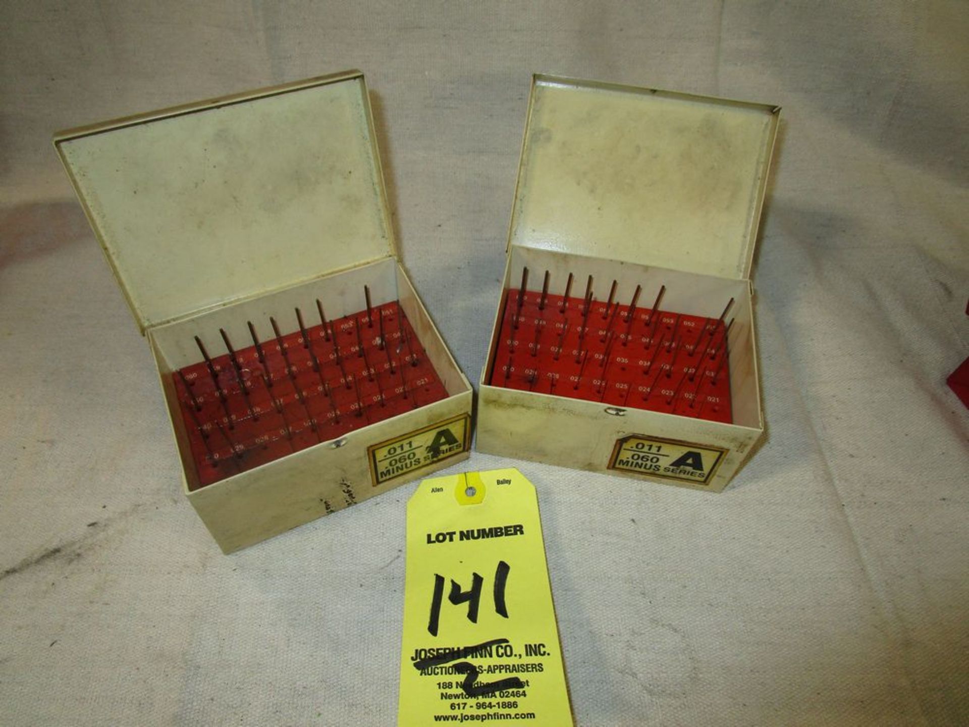 LOT (2) Vermont Gauge .011-.060 Pin Gauge Sets