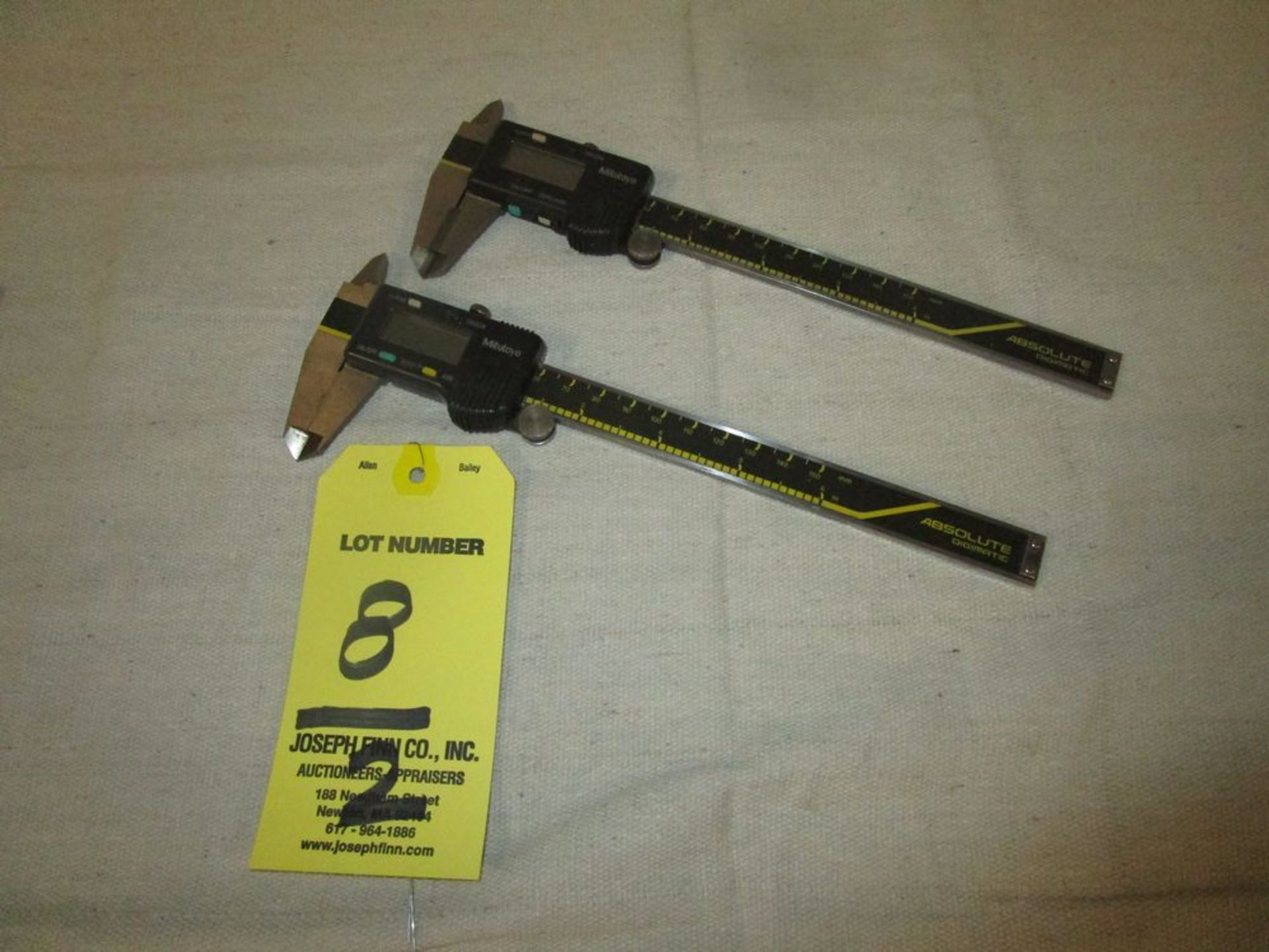 LOT (2) Mitutoyo Absolute 6" Digimatic Caliper