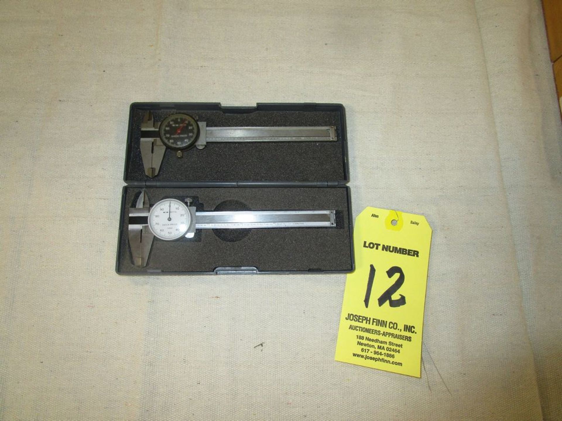 LOT (2) 4" Dial Calipers