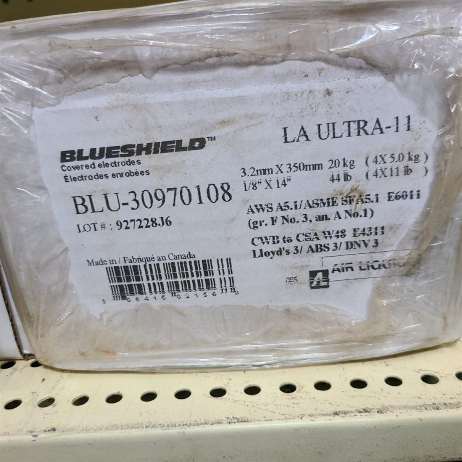 5 BOXES OF BLUESHIELD BLU-30970108, LA -ULTRA-11 WELDING ROD - Image 2 of 2