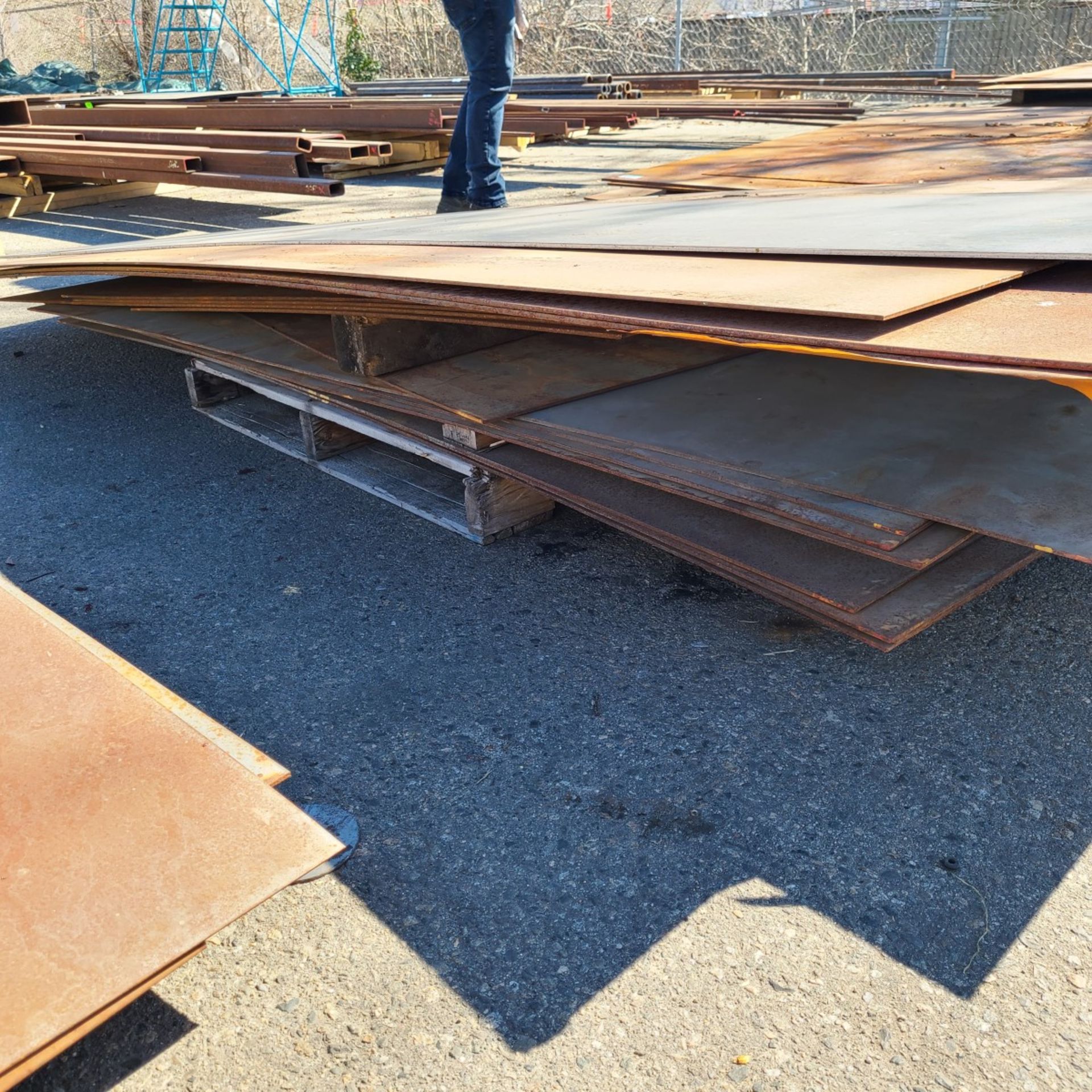 PALLET OF SHEET STEEL & CUTS=1,226.28 LB - Image 2 of 3