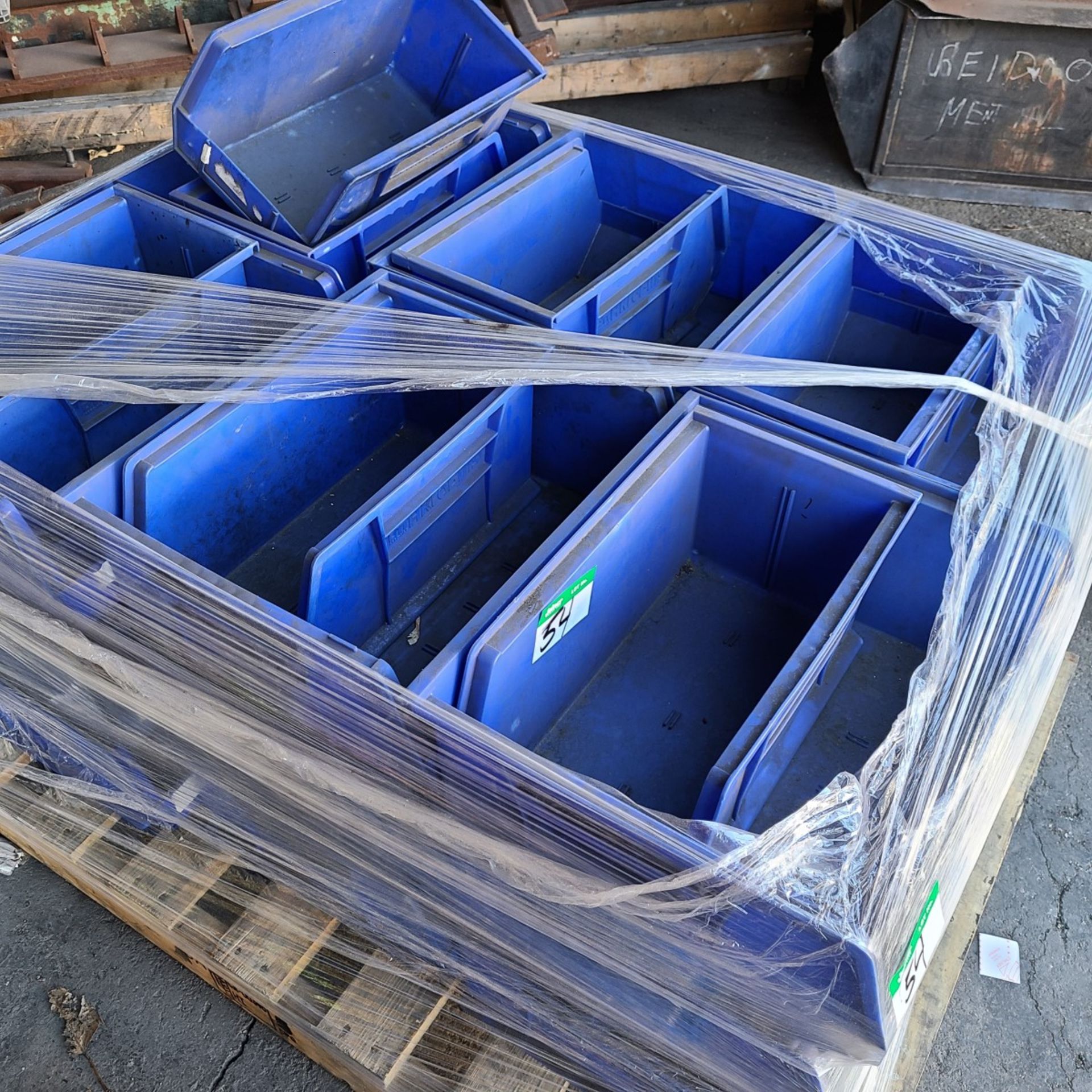 PALLET OF PLASTIC PARTS BOXES - Image 2 of 2