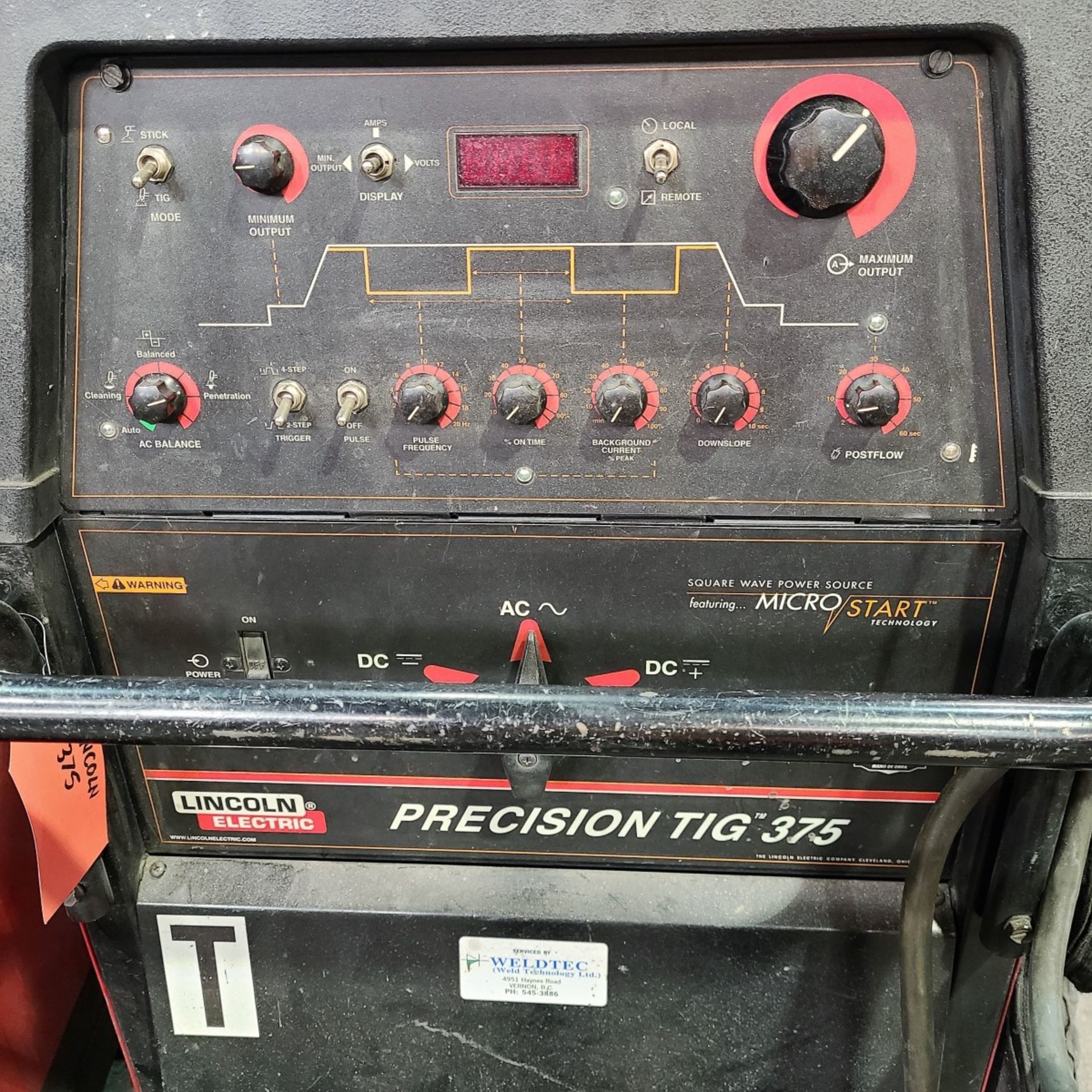 Lincoln Precision TIG 275 TIG Welder Ready-Pak, Processes Stick & TIG - Image 2 of 3