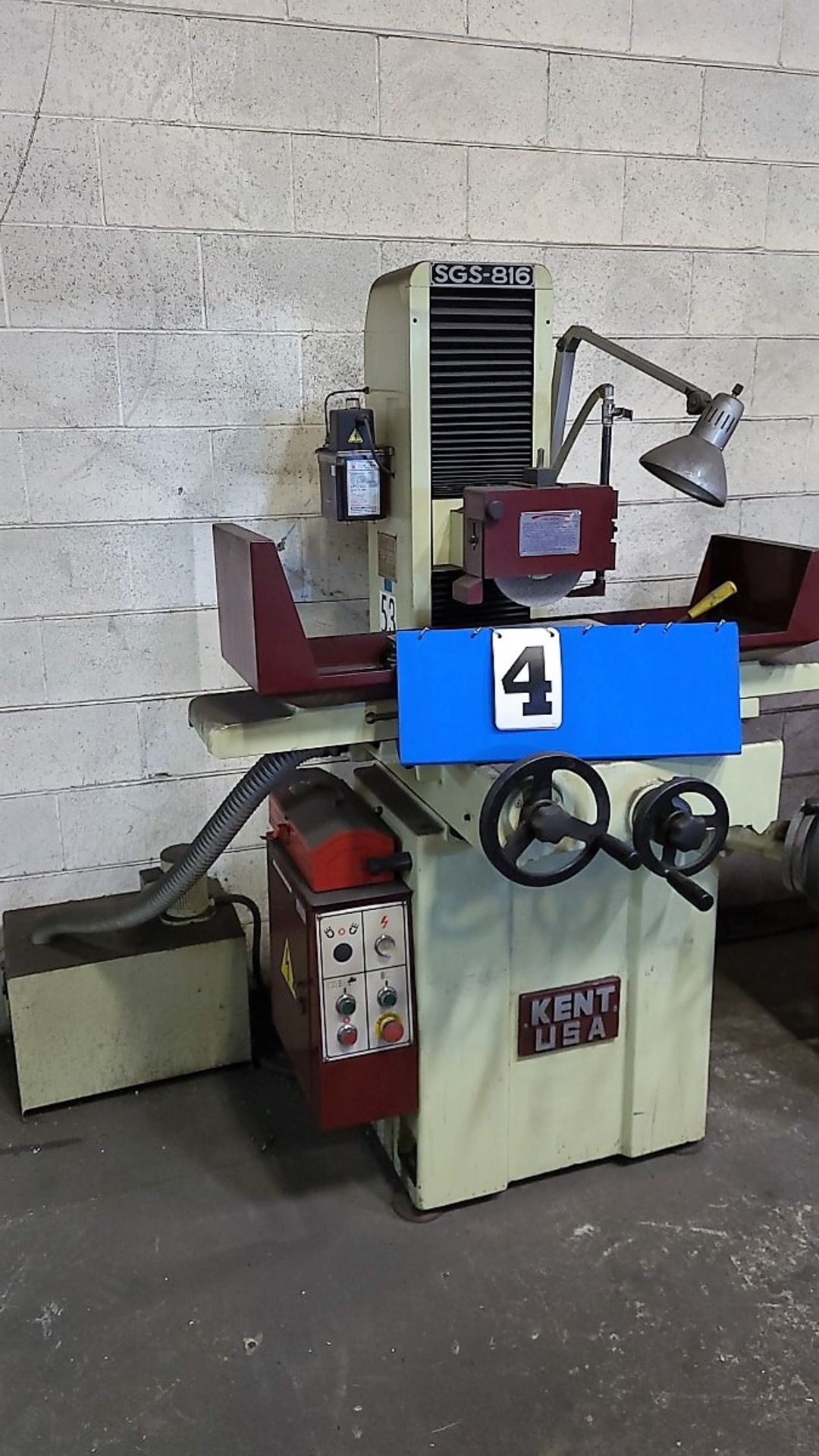 SURFACE GRINDER - 2014 KENT SGS-816M SURFACE GRINDER, W/ 8" X 16" MAGNETIC CHUCK, 230V/3PH, S/N