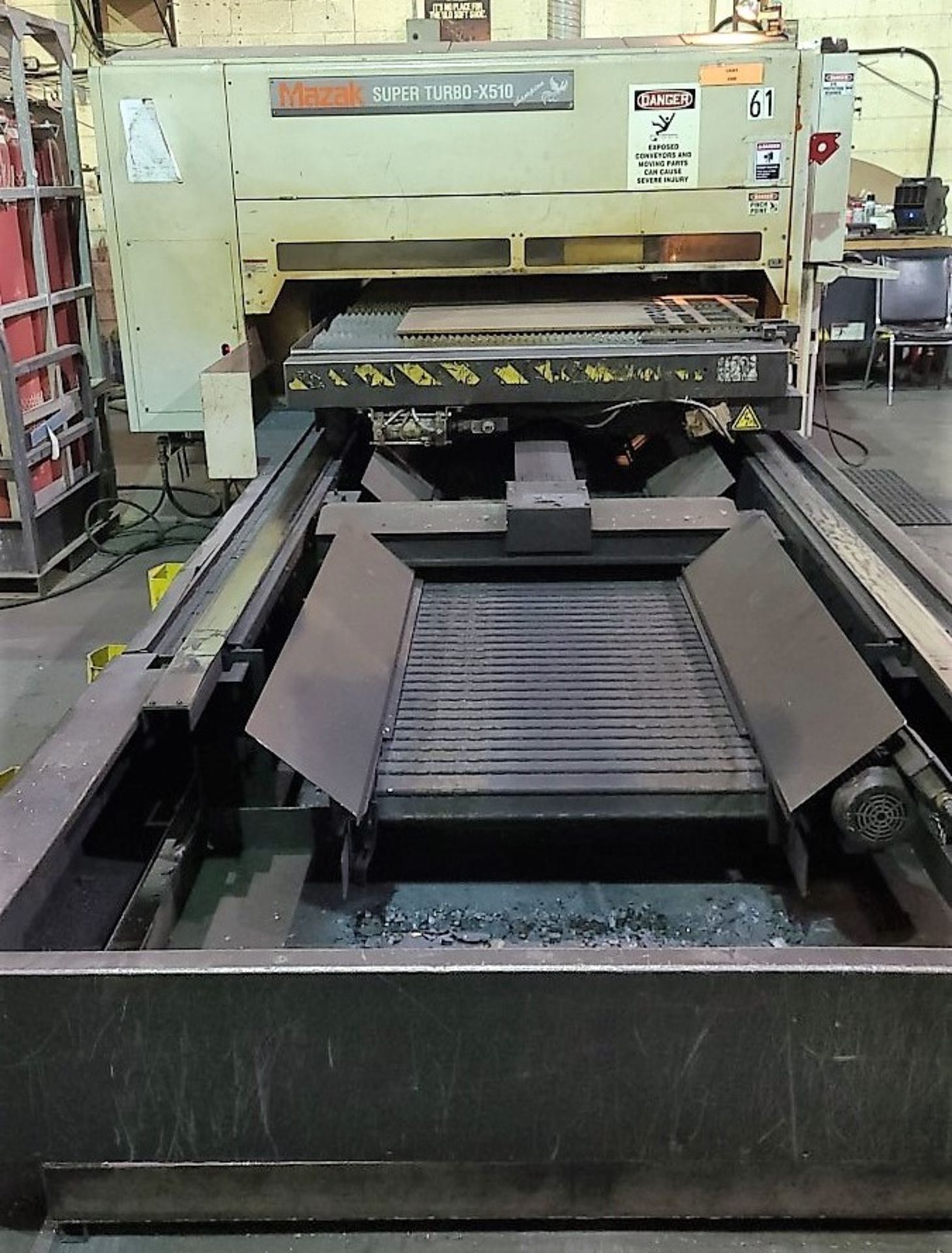 LASER CUTTER – 2008 MAZAK SUPER TURBO X510 CHAMPION, CO? LASER MOD YB-L130A 8M 1300W, 3050 MM X 1525 - Image 3 of 14