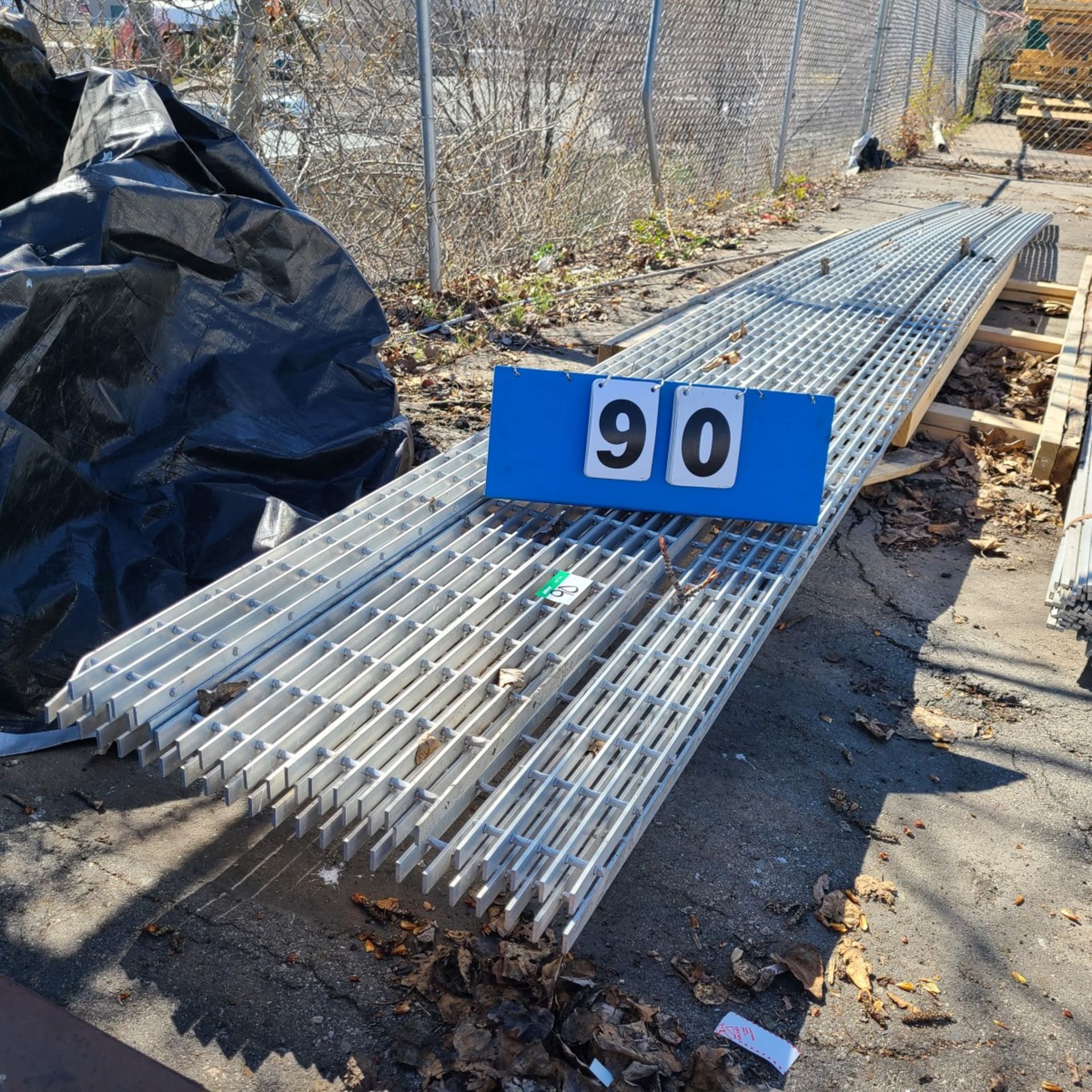 SWAGE LOCKED ALUM RECT. BAR GRATING 1 X .19 3 FT X 24 FT, 26"x288", 3 @ 6"x288", 2 @ 5"x288",3.5"x48