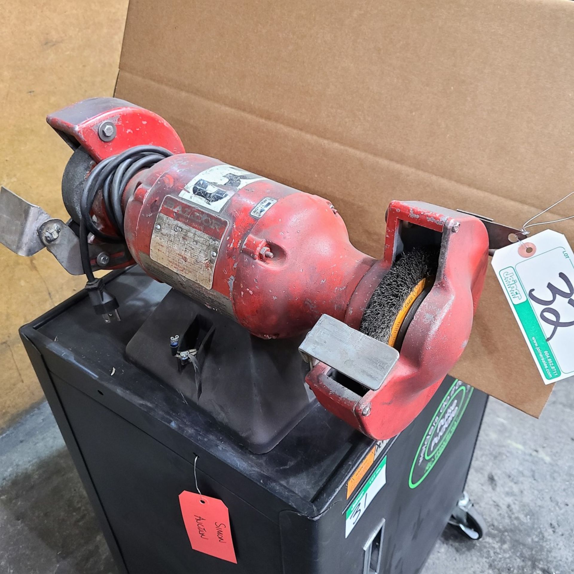 BALDOR BENCH GRINDER 5HP/115V/1PH