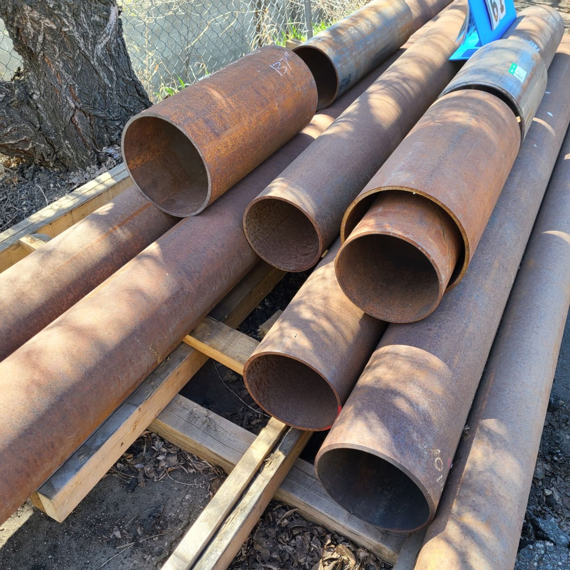 LOT OF STEEL PIPE = 67.25' - Image 4 of 4