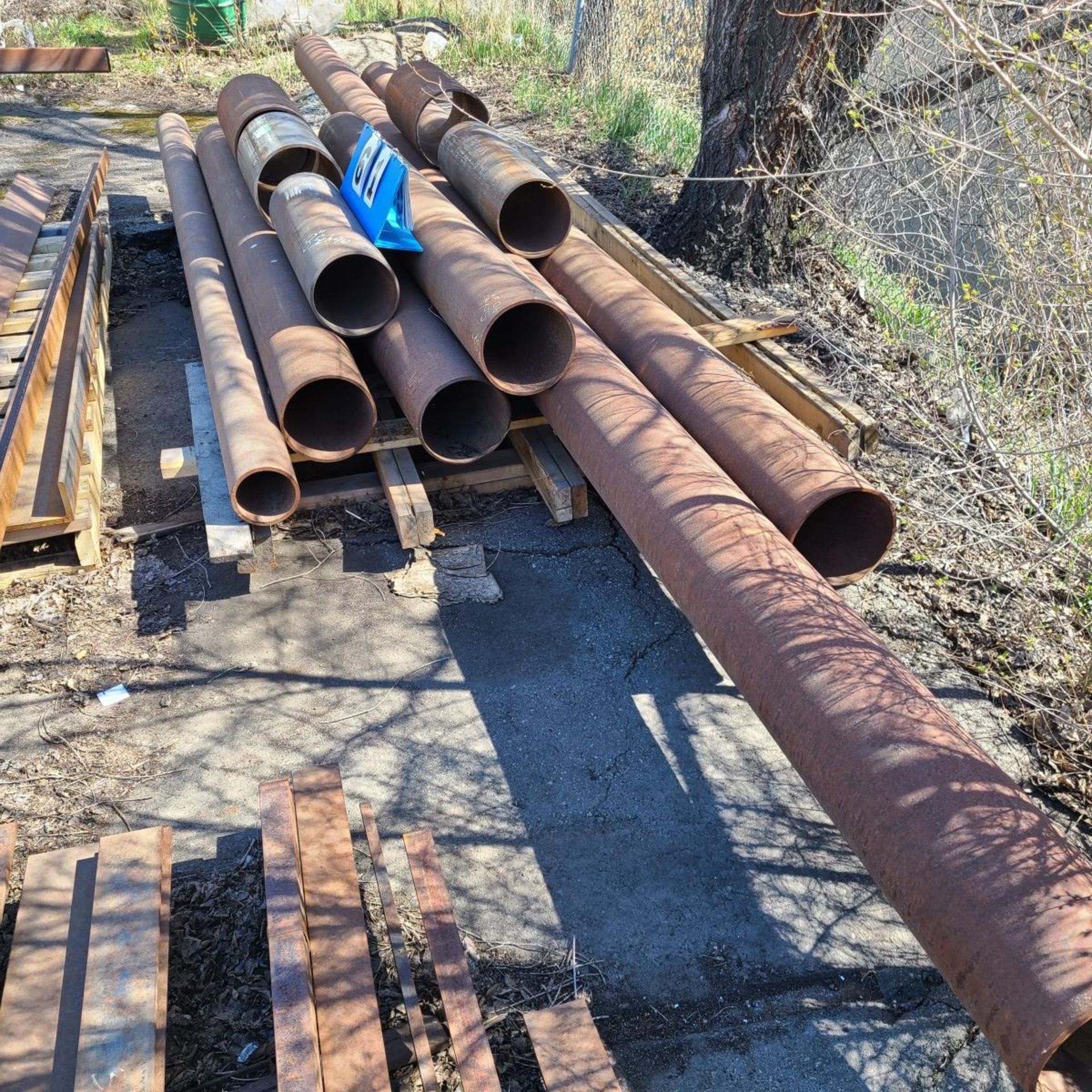 LOT OF STEEL PIPE = 67.25' - Image 2 of 4