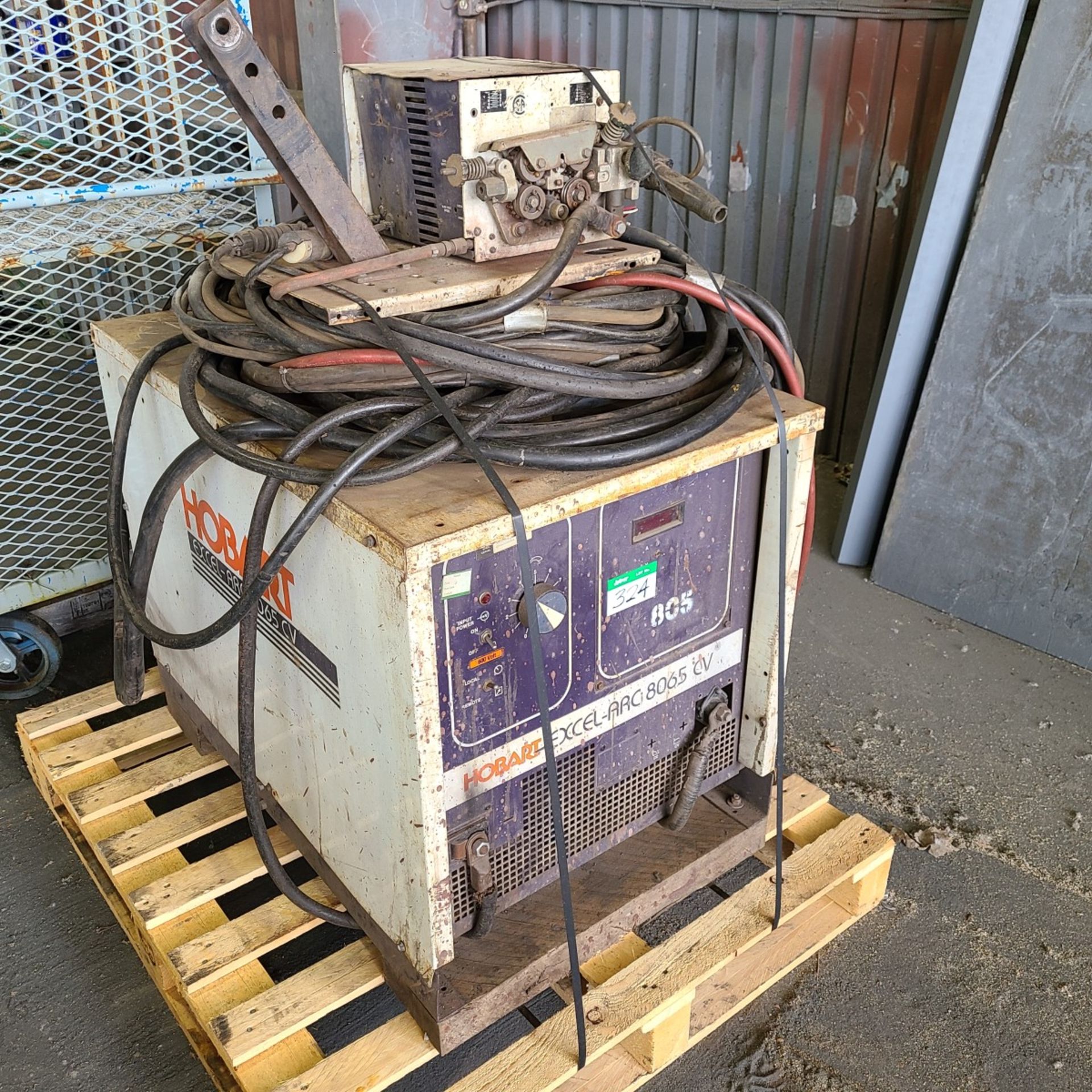 HOBART EXCEL-ARC 8065 CV WELDER W/FEEDER