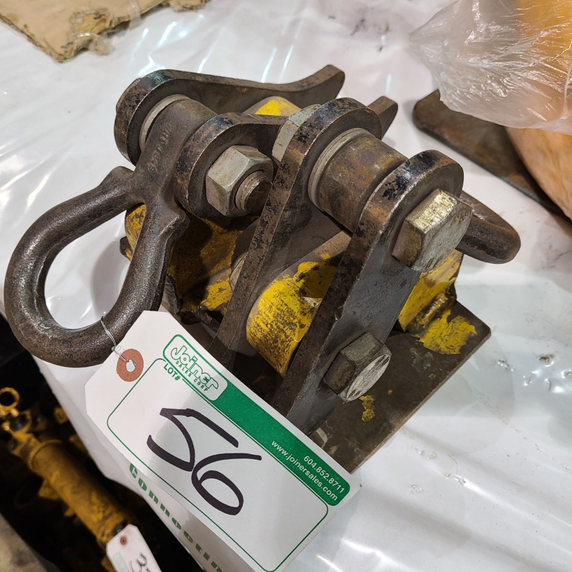 PAIR OF TIGRIP PLATE LIFTING CLAMPS