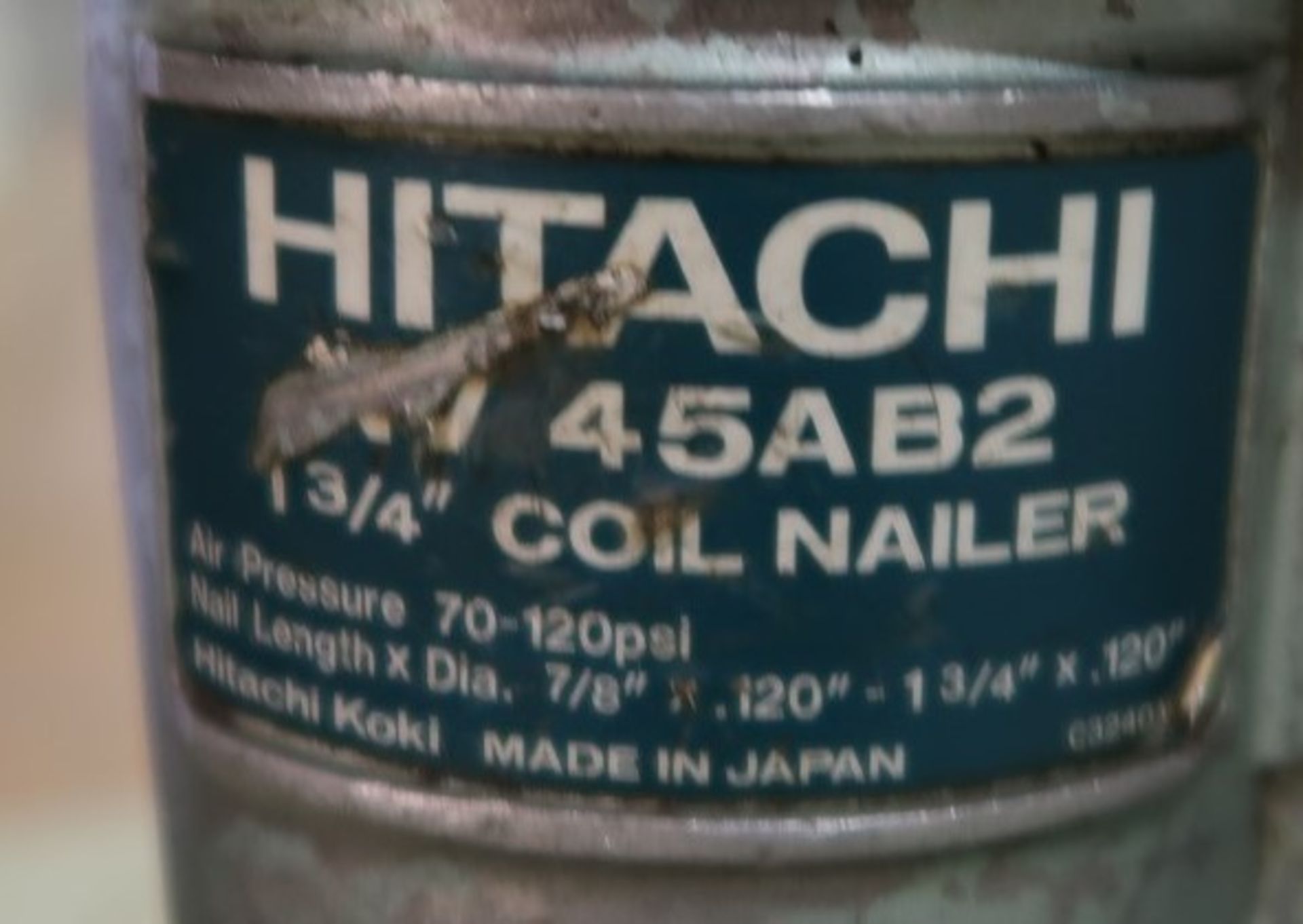 HITACHI 1 3/4 IN. COIL NAILER - Image 2 of 2