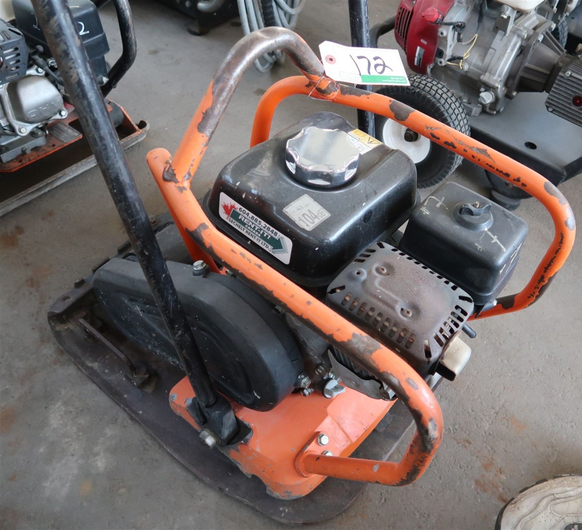 2015 PATRON FP100 PLATE COMPACTOR, W/HONDA ENGINE - Image 2 of 2