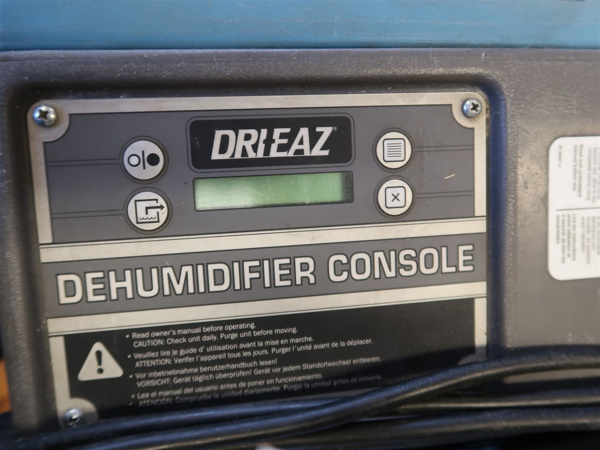 DRIEAZ DRIZAIR 1200 PROFESSIONAL DEHUMIDFIER - Image 3 of 3