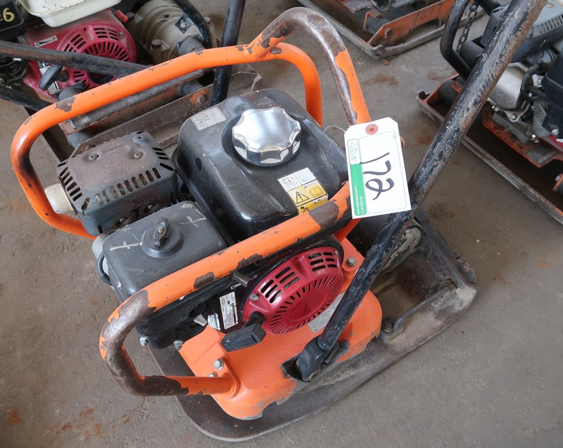 2015 PATRON FP100 PLATE COMPACTOR, W/HONDA ENGINE