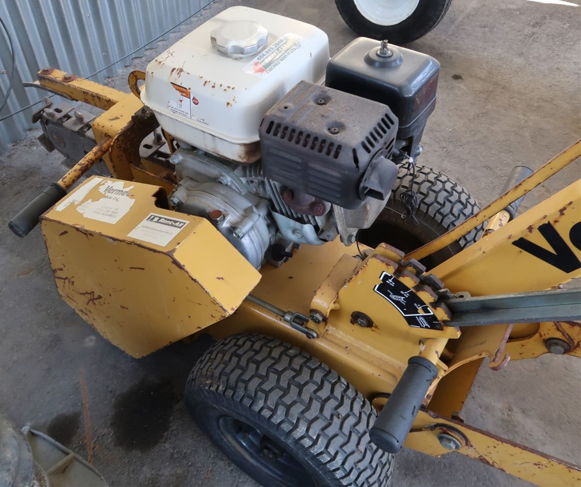 VERMEER GAS TRENCHER W/HONDA GX160 ENGINE - Image 2 of 3