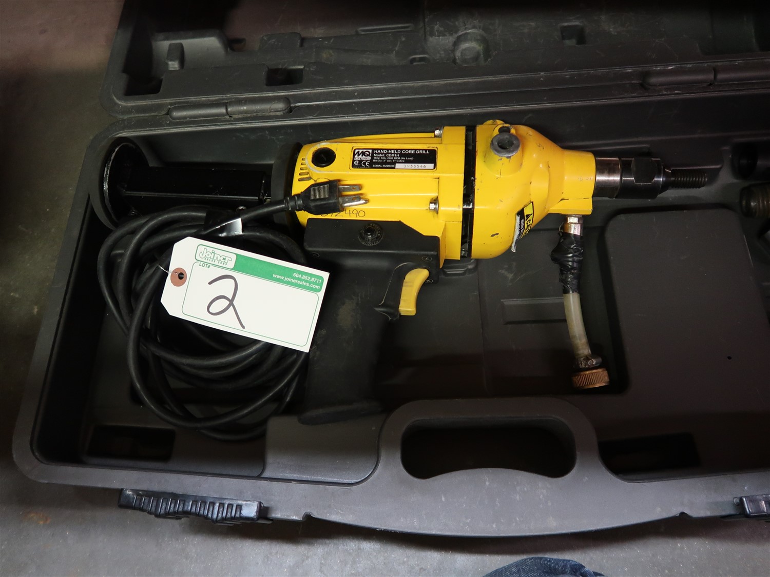 MULTIQUIP ELECTRIC HAND HELD CORE DRILL 