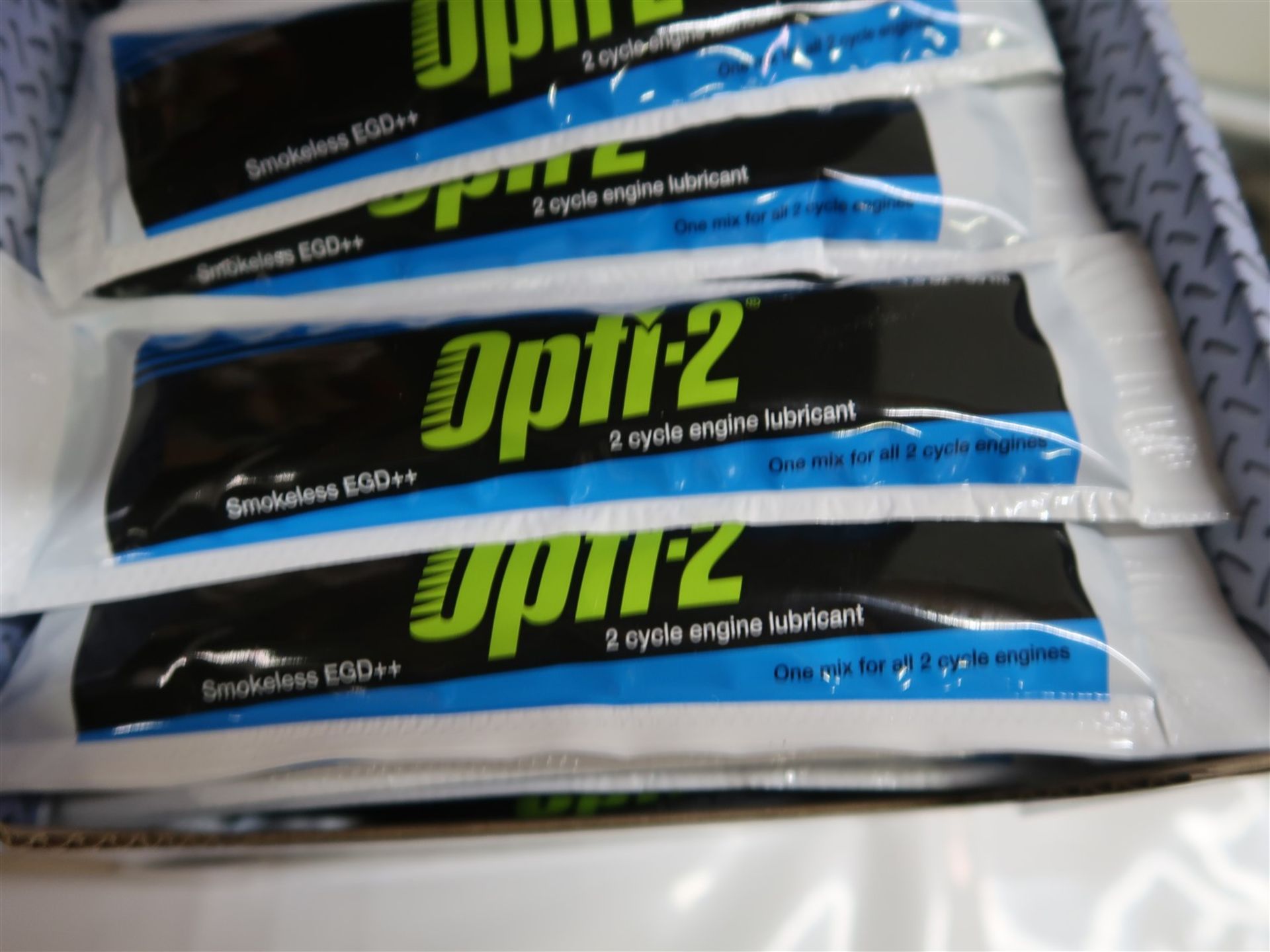 2 BOXES OF OPTI-2 2 CYCLE ENGINE LUBRICANT - Image 2 of 2