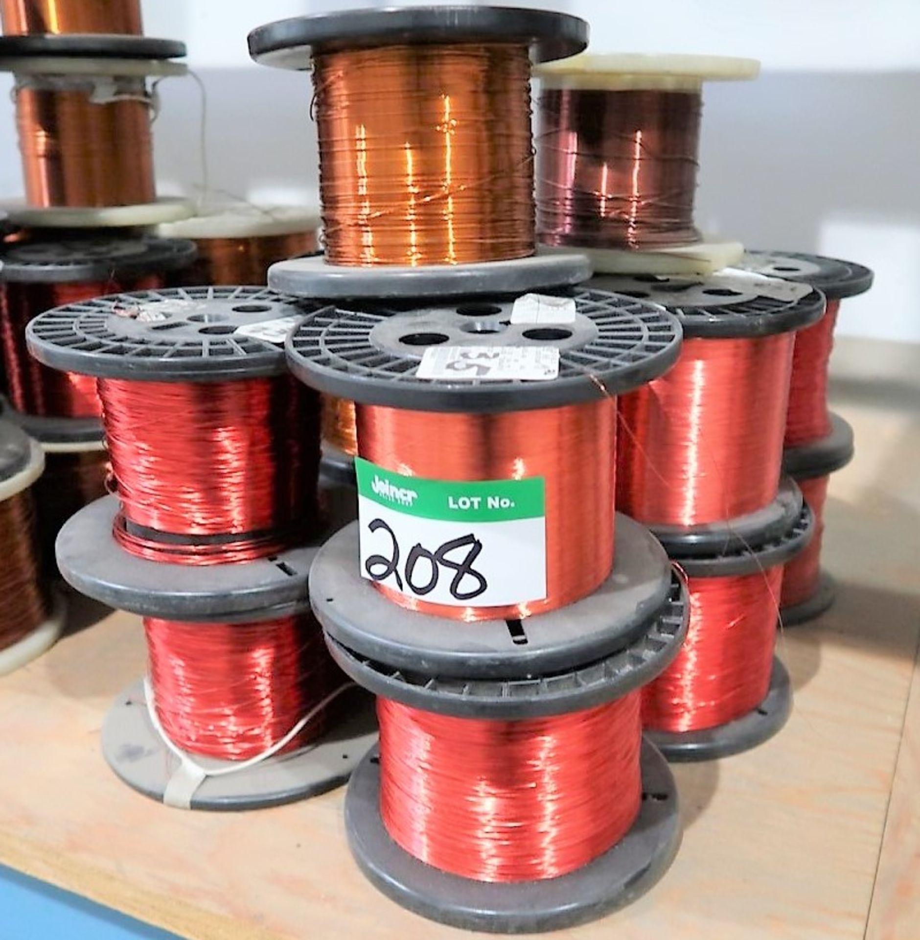 LOT OF ESSEX COPPER MAGNET WIRE APPROX. 80 LBS.
