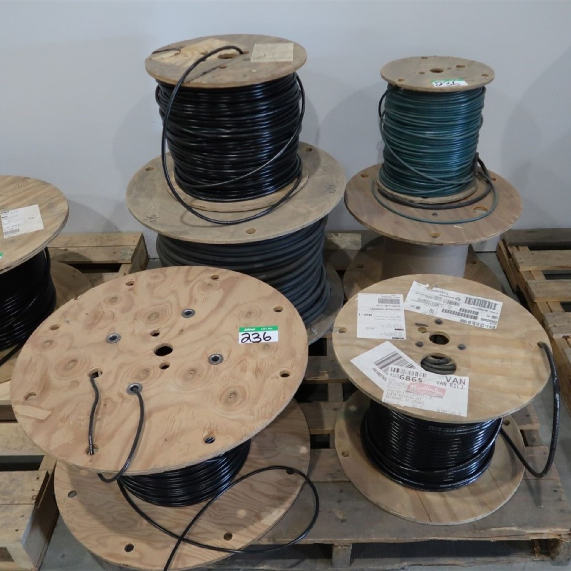 PALLET OF ASSORTED ELEC. WIRE