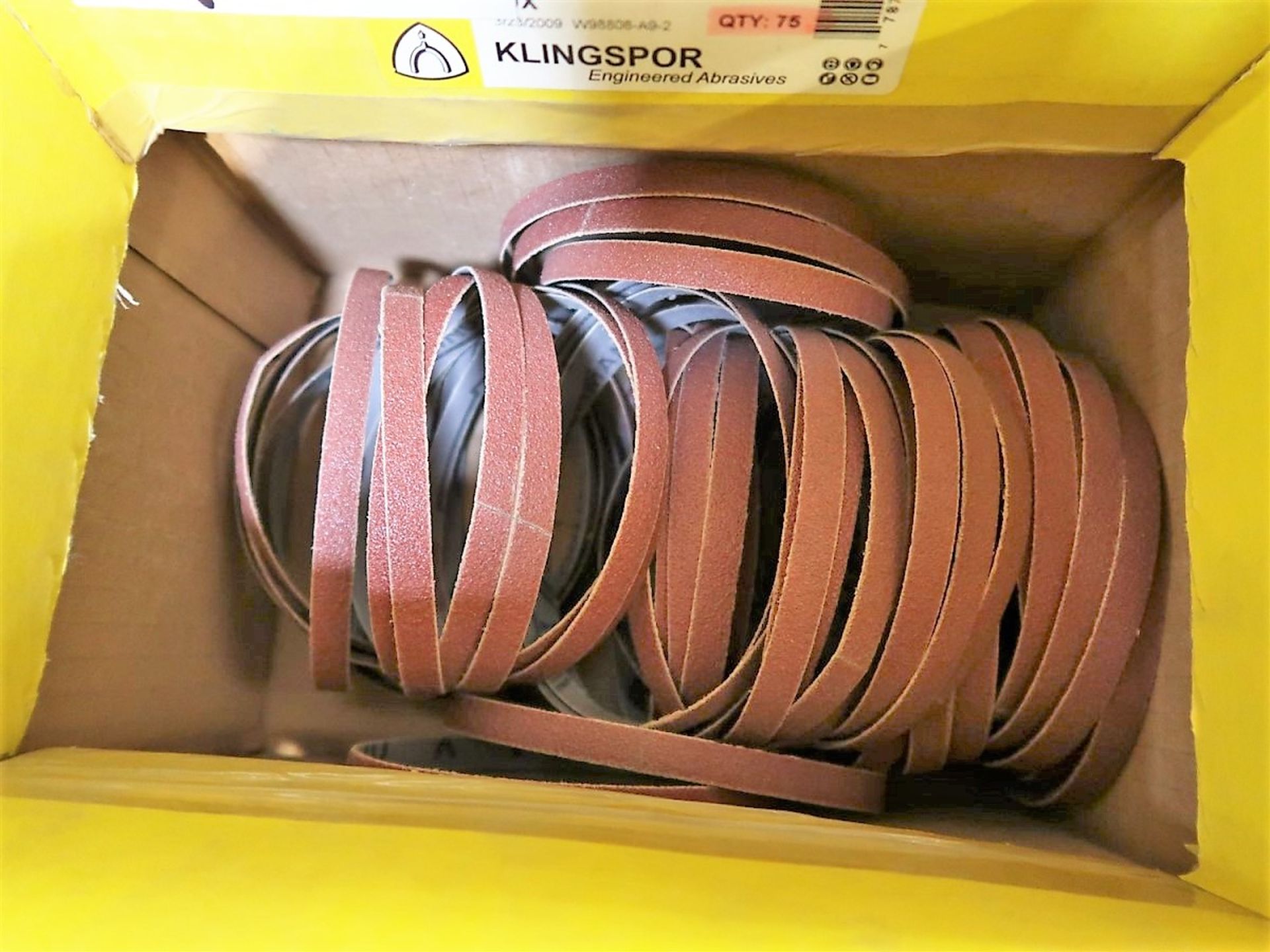 2 BOXES OF SANDING BELTS - Image 3 of 3