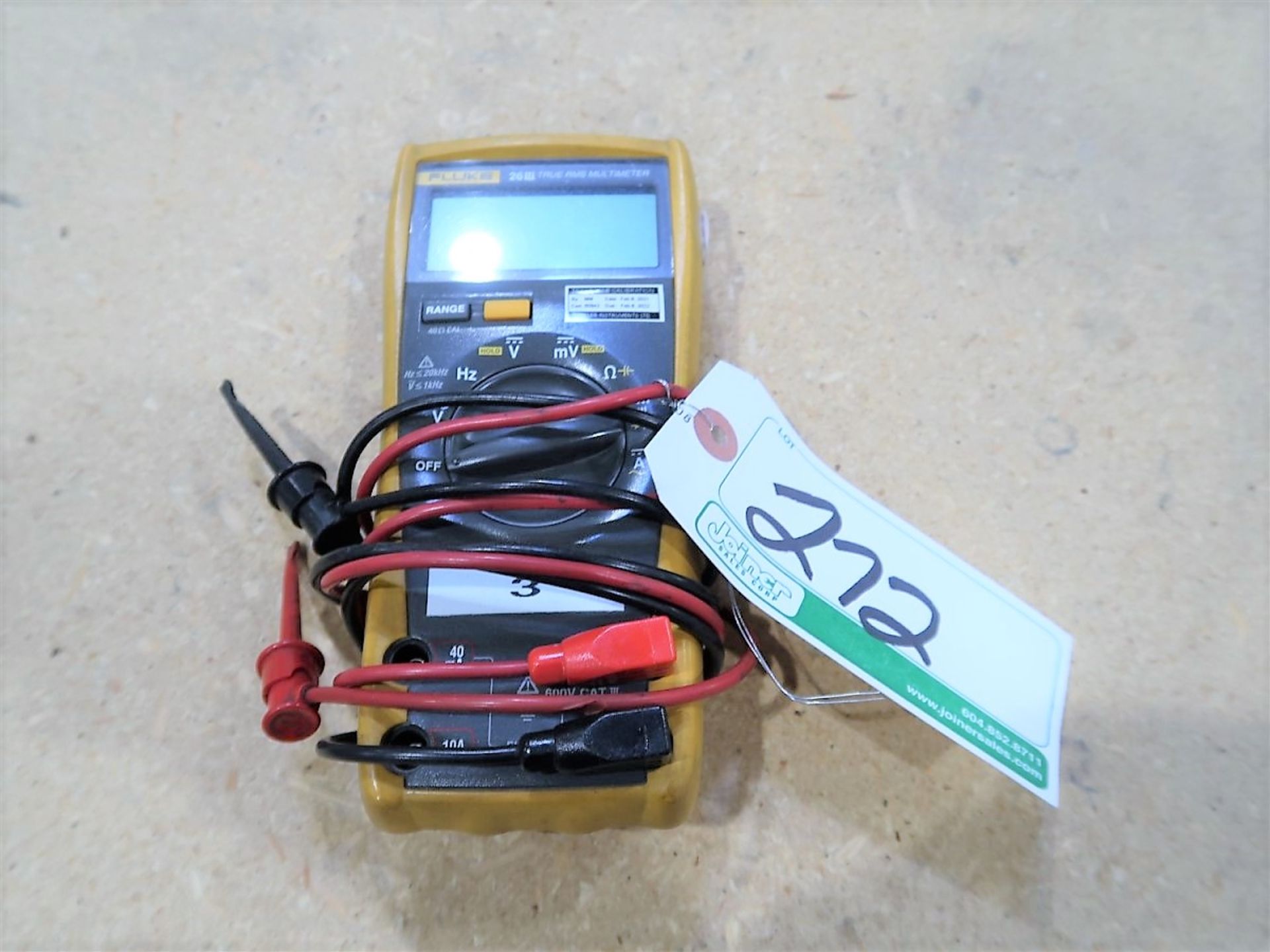 FLUKE 26 III MULTIMETER TESTER