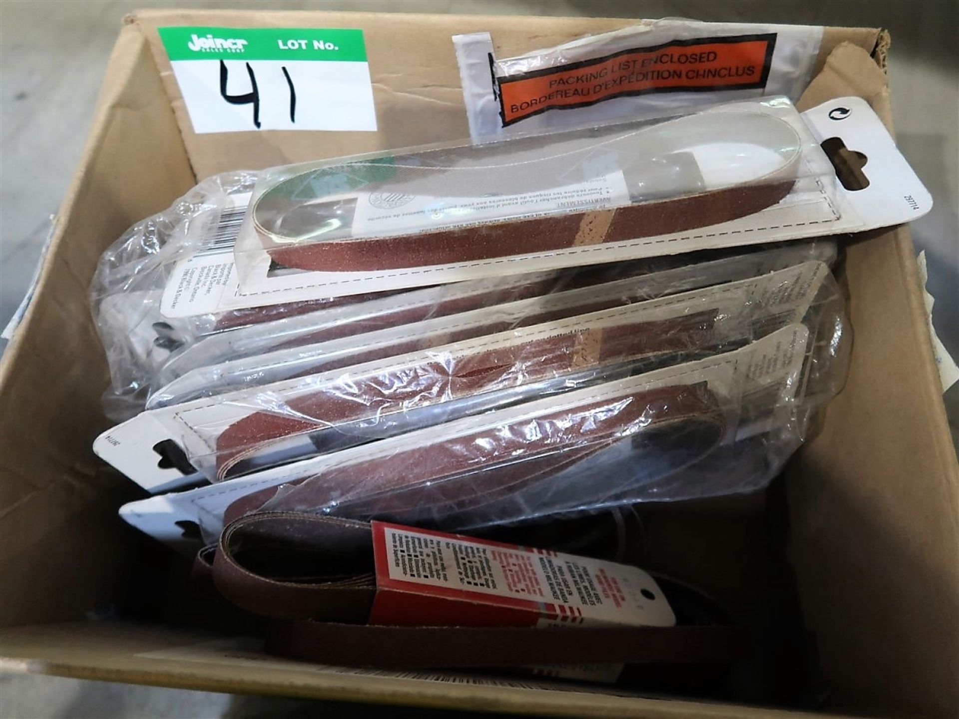 2 BOXES OF SANDING BELTS - Image 2 of 3