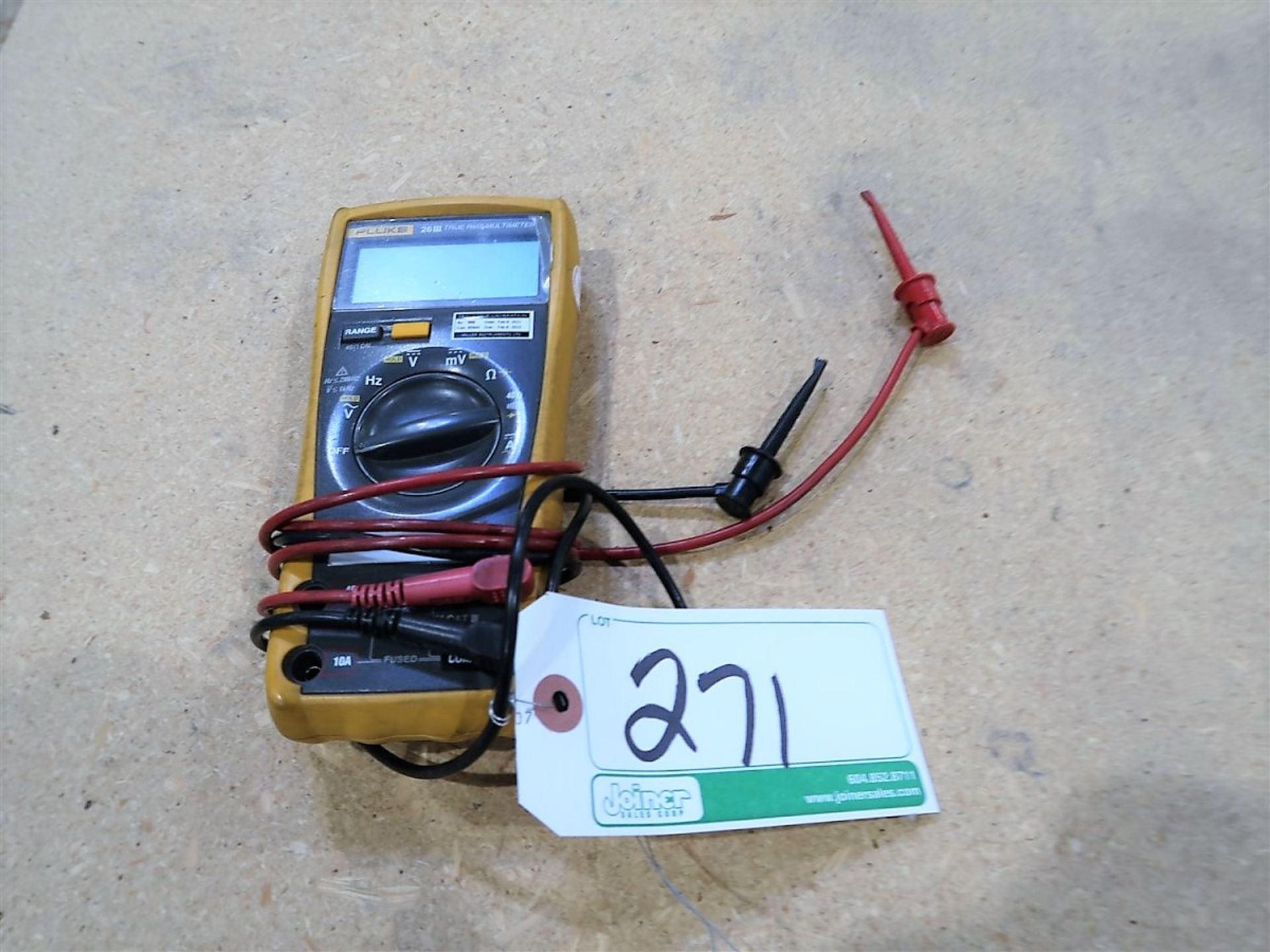 FLUKE 26 III MULTIMETER TESTER