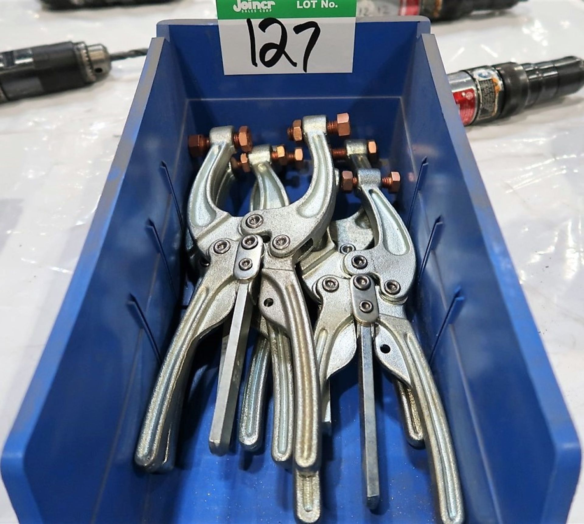 TRAY OF 4 TE-CO CLAMPS