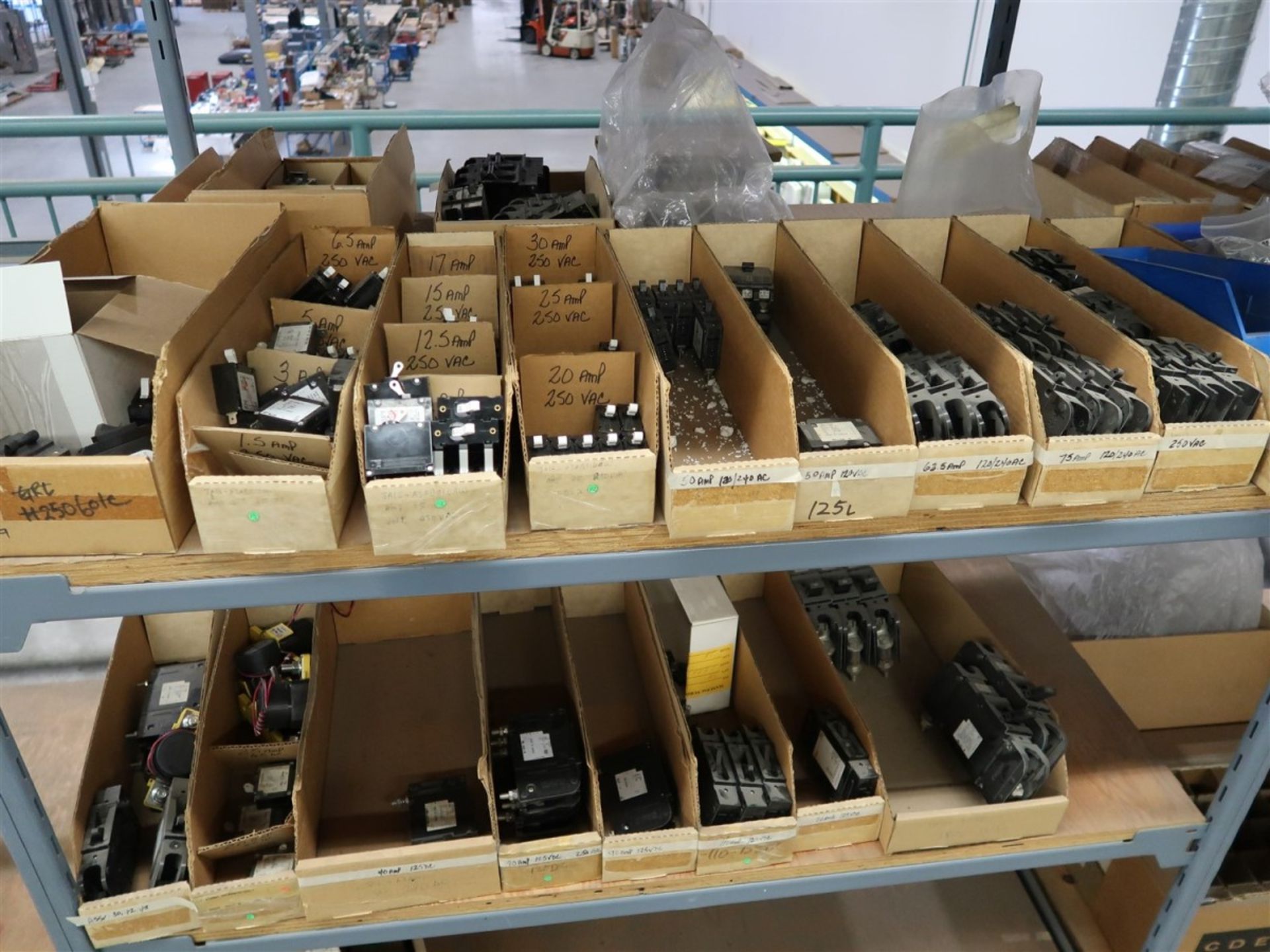 CONTENTS OF 8 SECTION SHELF UNIT - ASSORTED ELEC. PARTS (LOTS 702 TO 738 - UPSTAIRS) - Image 6 of 10