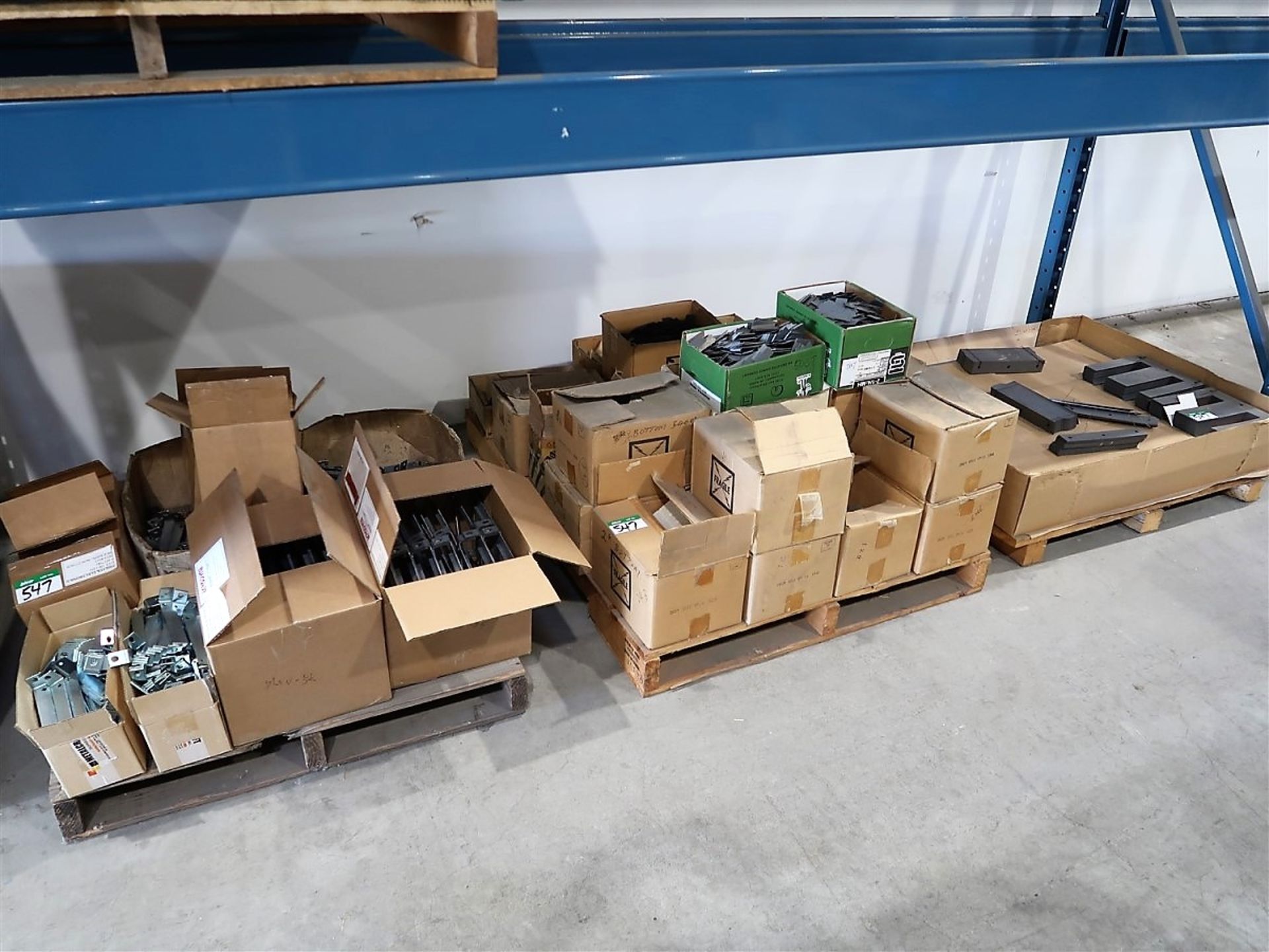 3 PALLETS OF ASST'D STEEL PARTS