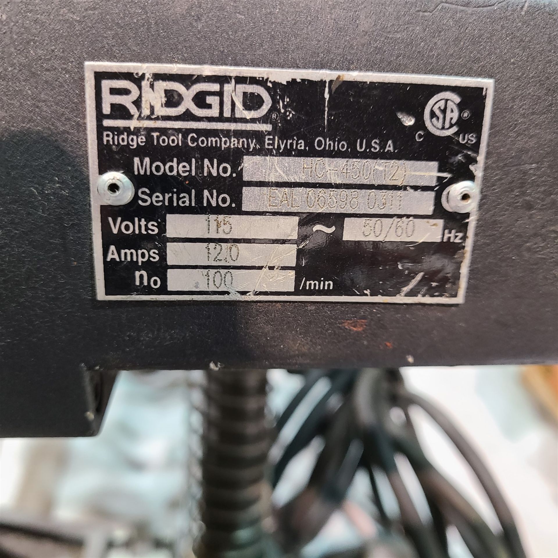 RIDGID HC-450 HOLE CUTTING TOOL - Image 2 of 2