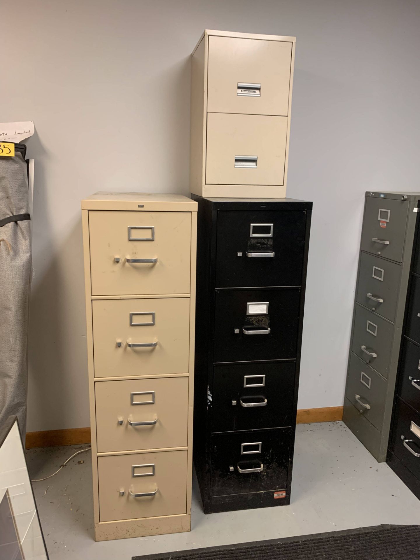 (5) FILING CABINETS: (4) 4-DRAWER, (2) 2-DRAWER - Image 2 of 2