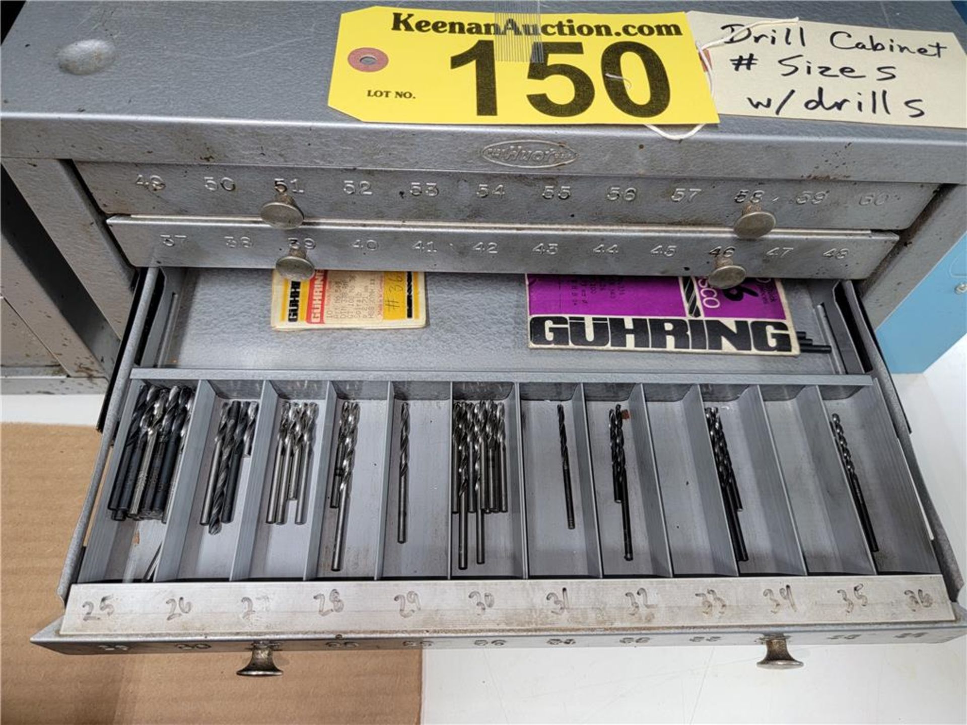 DRILL CABINET # SIZES W/DRILLS - Image 4 of 6