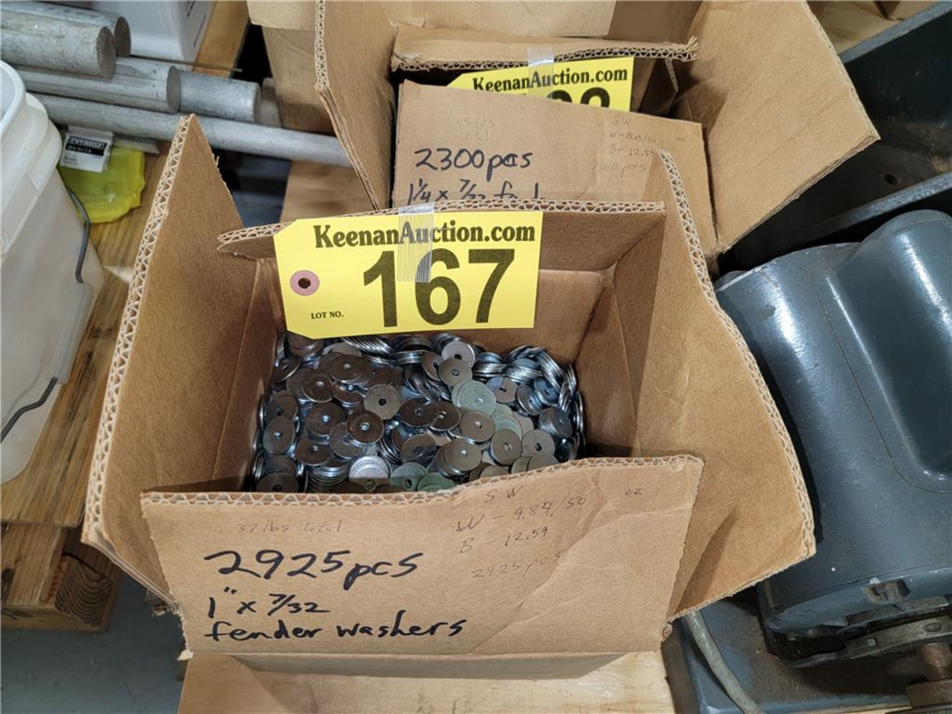 2,925-PIECES OF 1"X7/32" FENDER WASHERS - Image 2 of 2