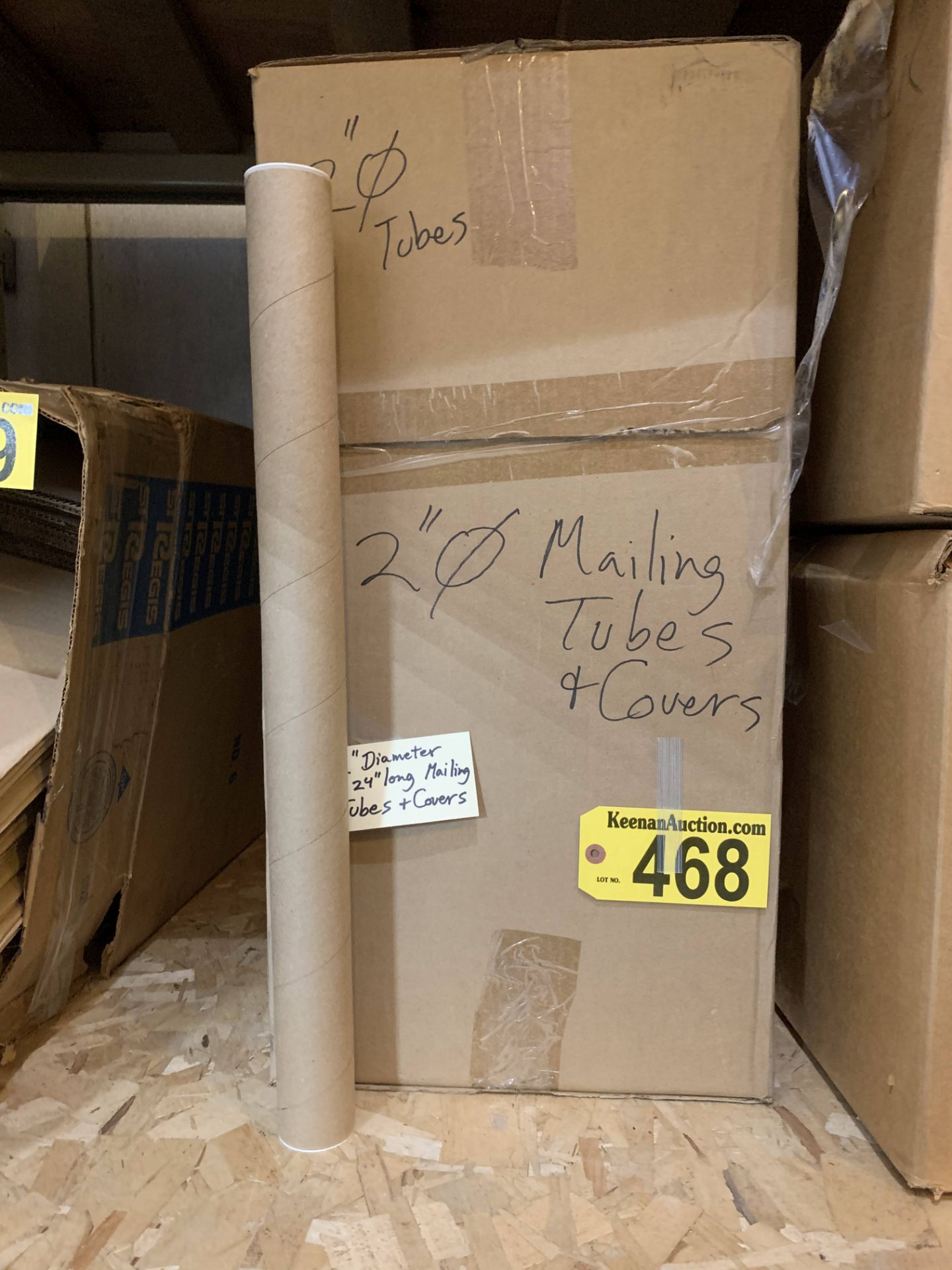 LOT: 20-2"X24" MAILING TUBES