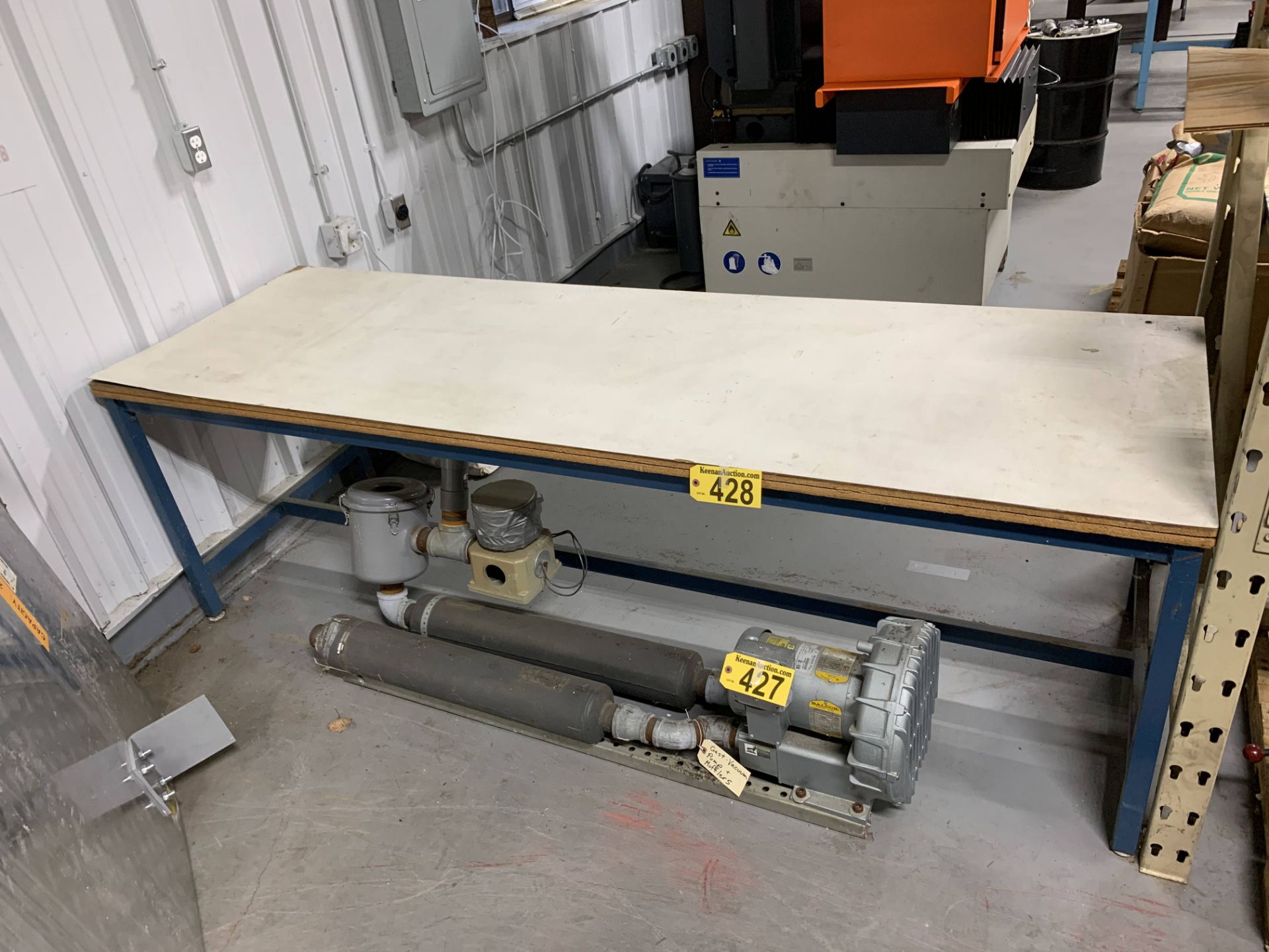 7'10" X 30" WORK TABLE