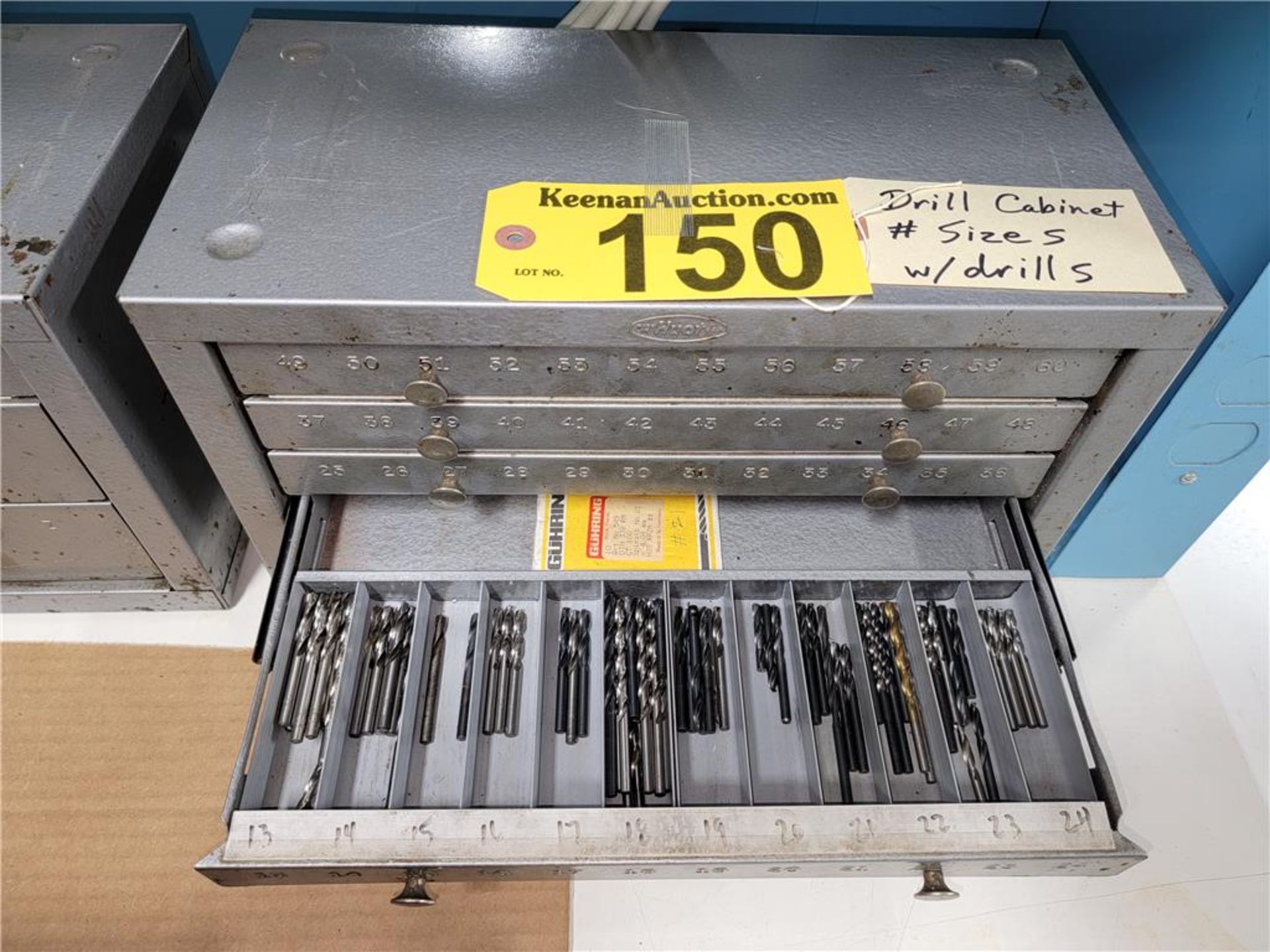 DRILL CABINET # SIZES W/DRILLS - Image 3 of 6