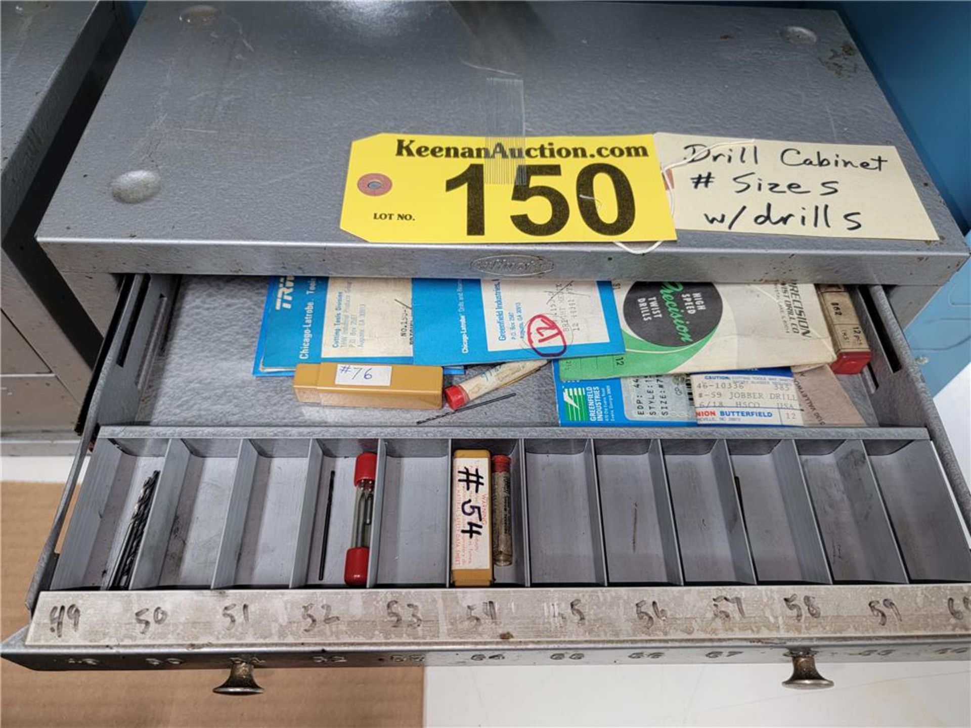 DRILL CABINET # SIZES W/DRILLS - Image 6 of 6