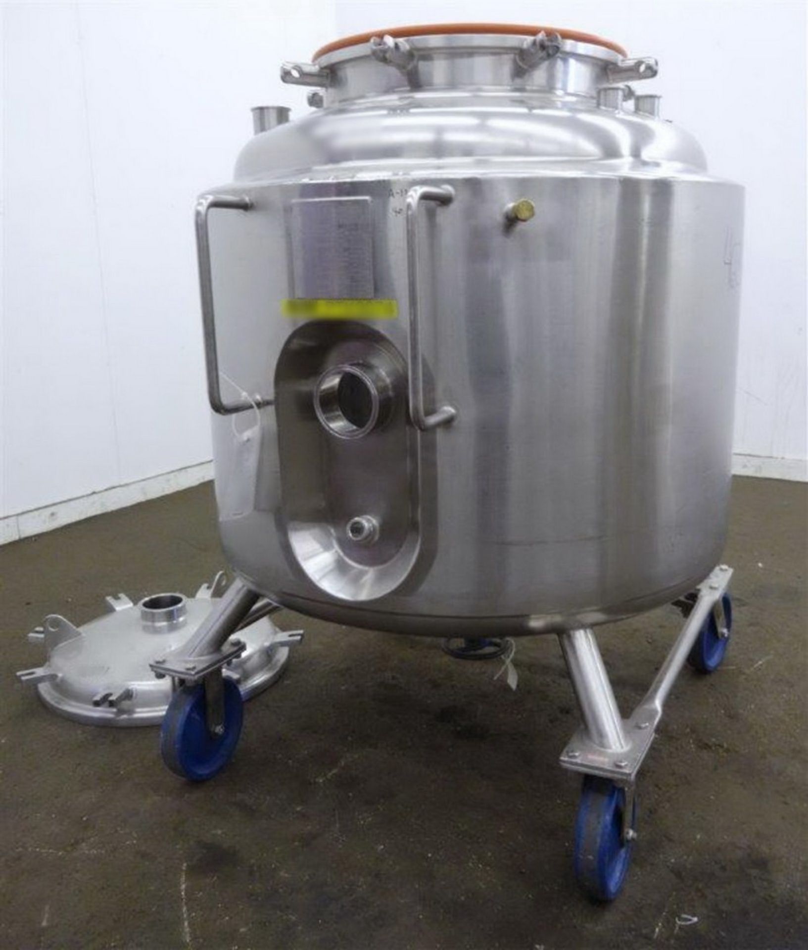 Precision Stainless 105 gallon (400 Liter) 316L Stainless Steel Jacketed Reactor, S/N 5458-2 - Image 3 of 9