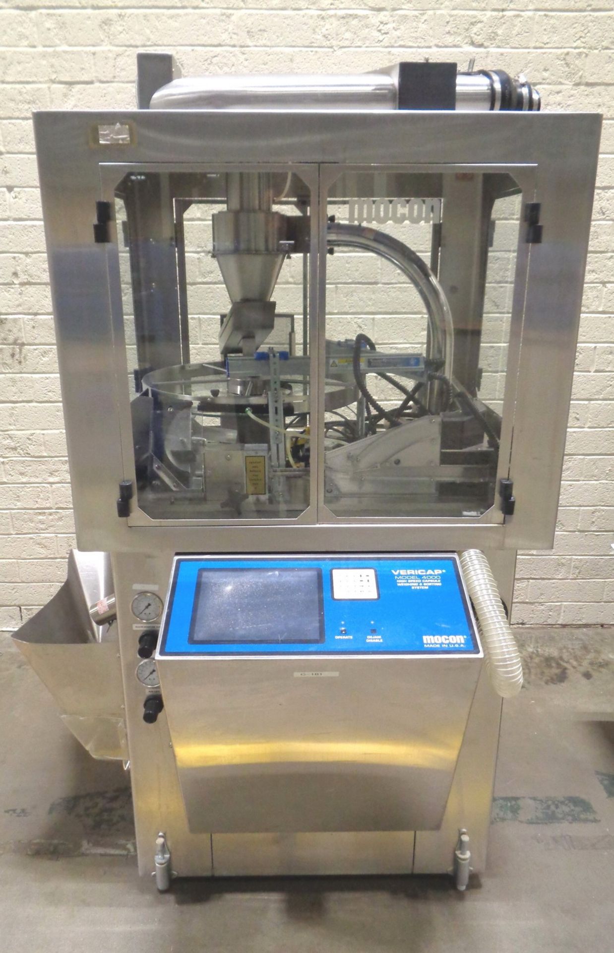 Mocon Automatic Vericap Capsule Checkweigher, Model 4000